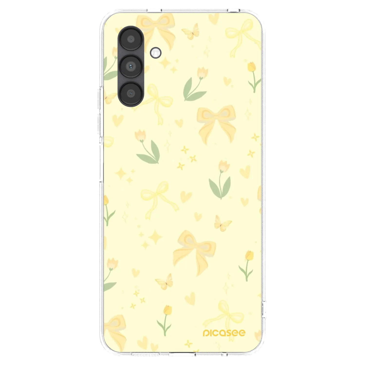 Picasee silikónový prehľadný obal pre Samsung Galaxy A04s A047F - Honey Blossom