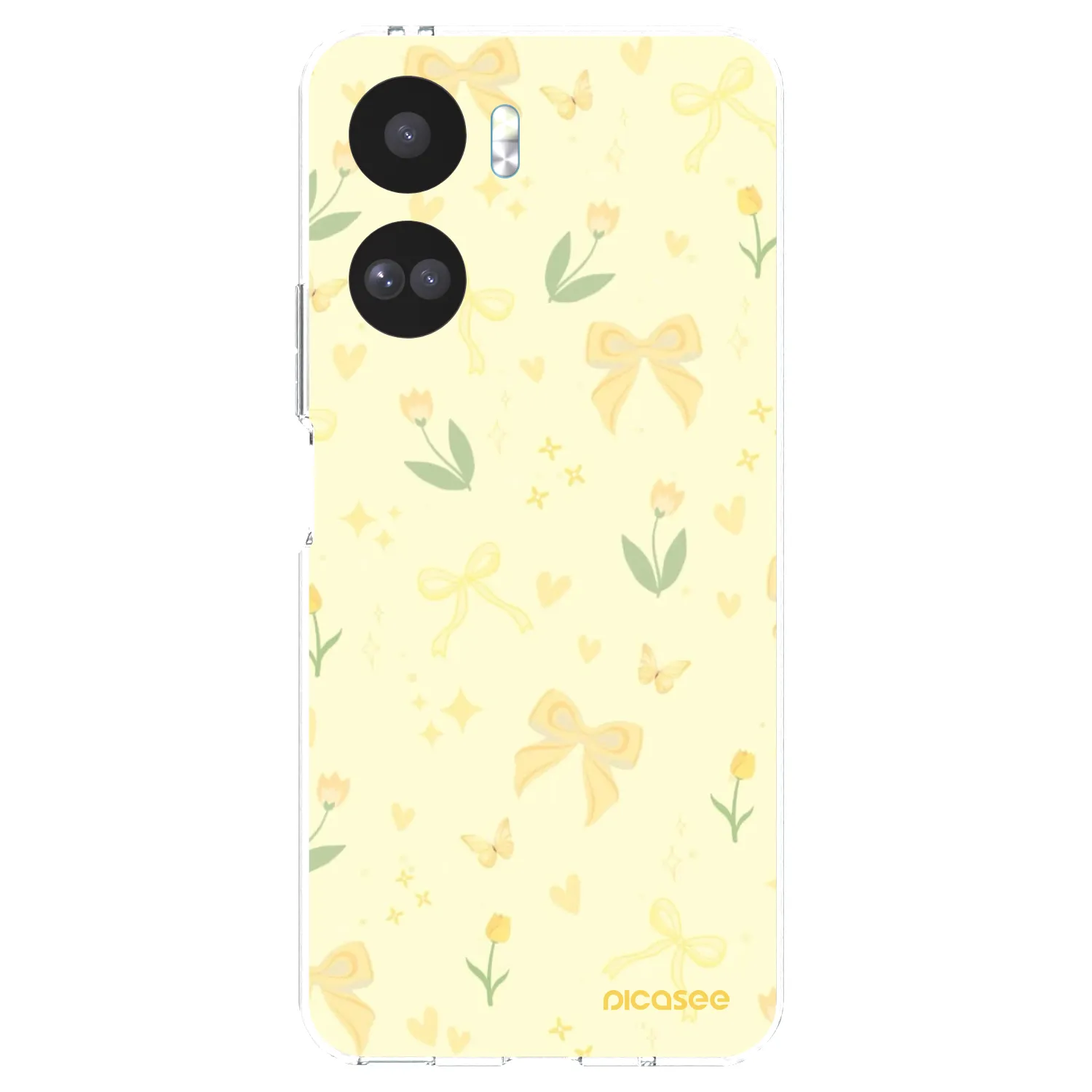 Picasee silikónový prehľadný obal pre Honor 90 Lite 5G - Honey Blossom
