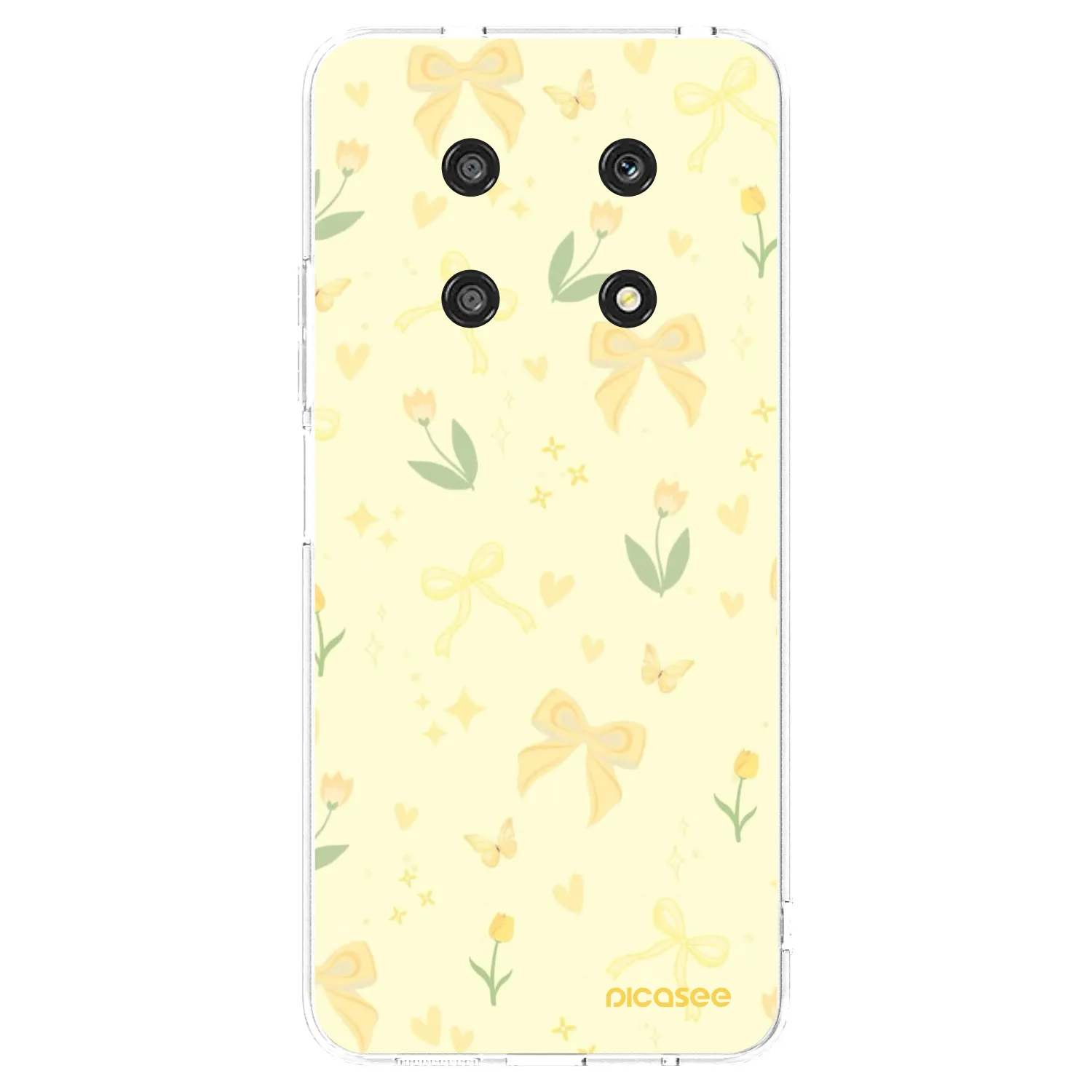 Picasee silikónový prehľadný obal pre Honor Magic4 Lite 5G - Honey Blossom