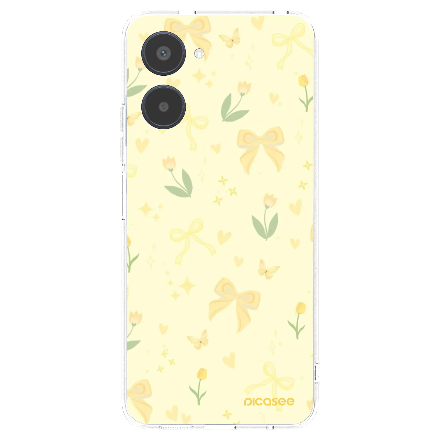 Picasee silikónový prehľadný obal pre Realme 10 4G - Honey Blossom
