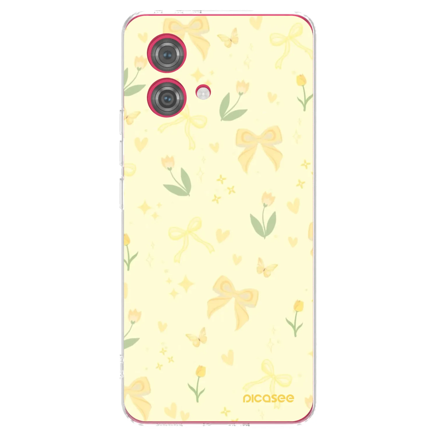 Picasee silikónový prehľadný obal pre Motorola Moto G84 5G - Honey Blossom