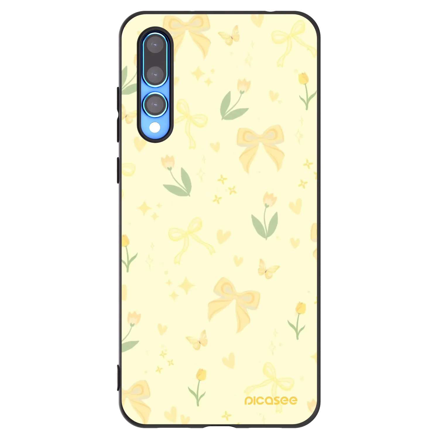 Picasee silikónový čierny obal pre Huawei P20 Pro - Honey Blossom