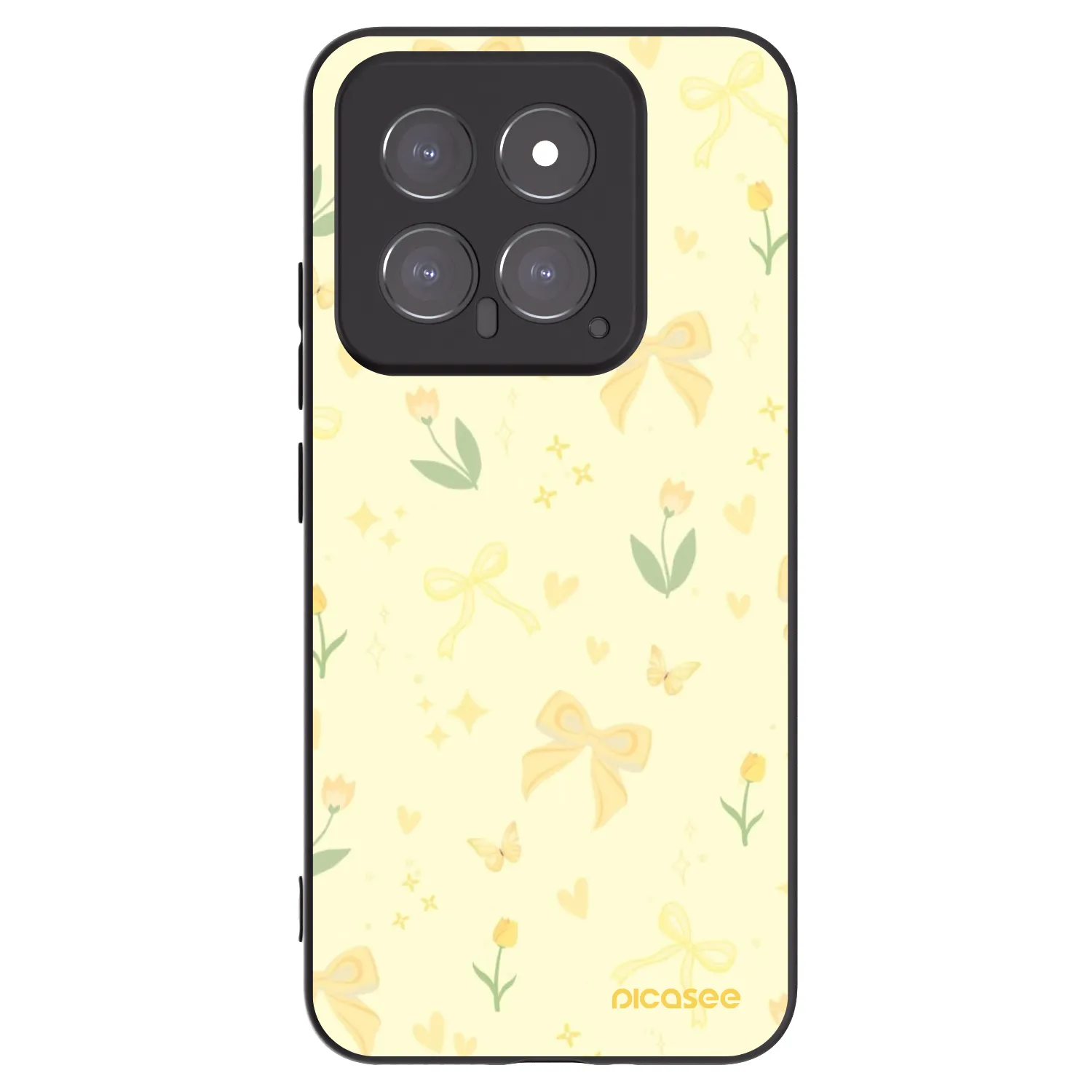 Picasee silikónový čierny obal pre Xiaomi 14 - Honey Blossom