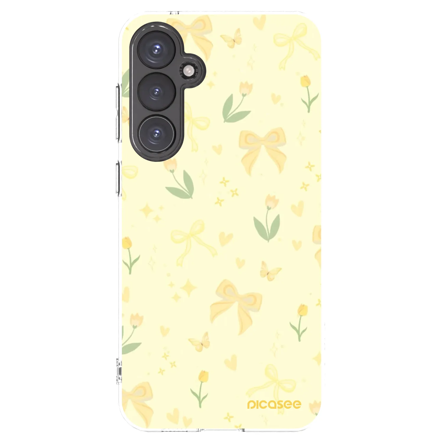 Picasee silikónový prehľadný obal pre Samsung Galaxy S23 FE S711B - Honey Blossom