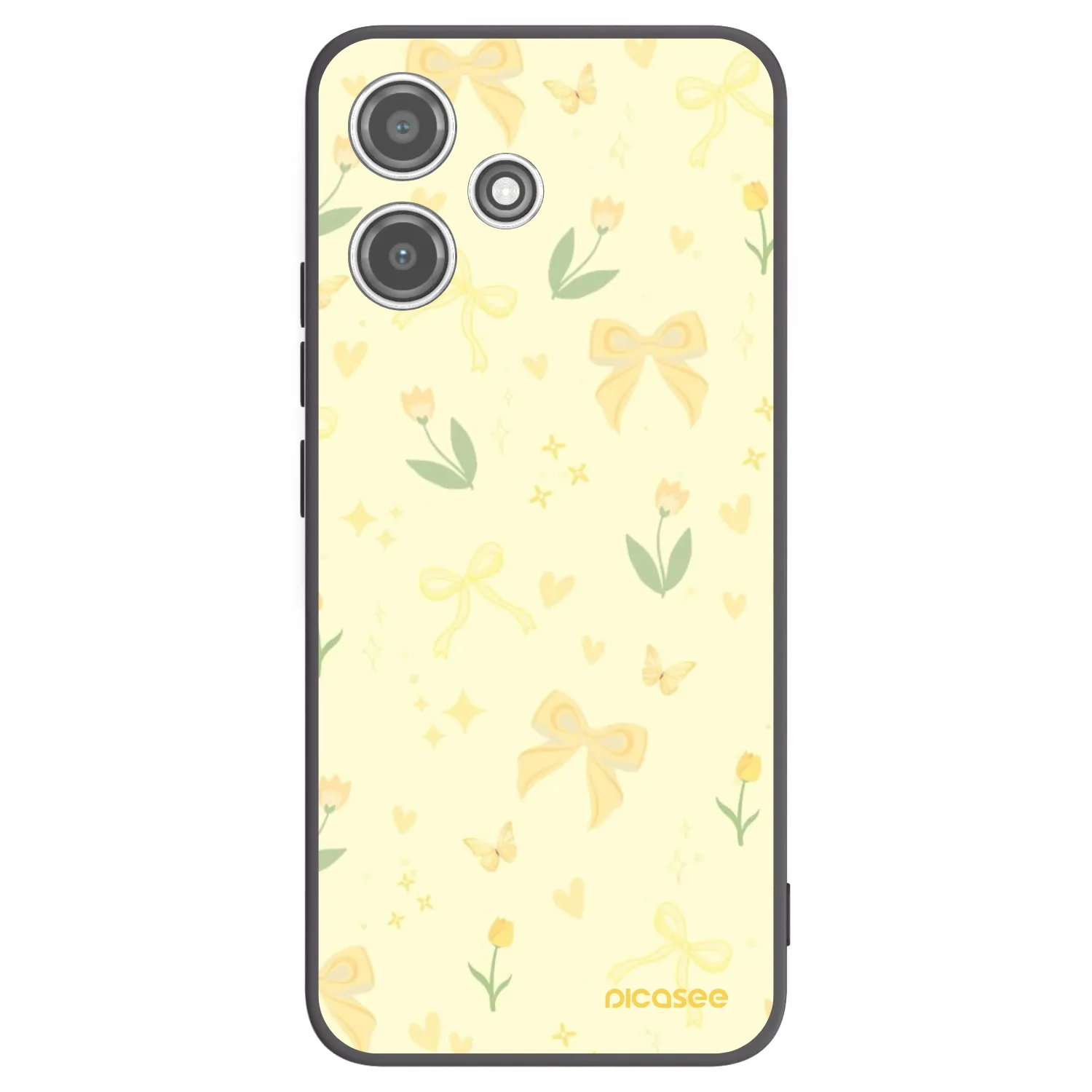 Picasee silikónový čierny obal pre Xiaomi Redmi 12 5G - Honey Blossom