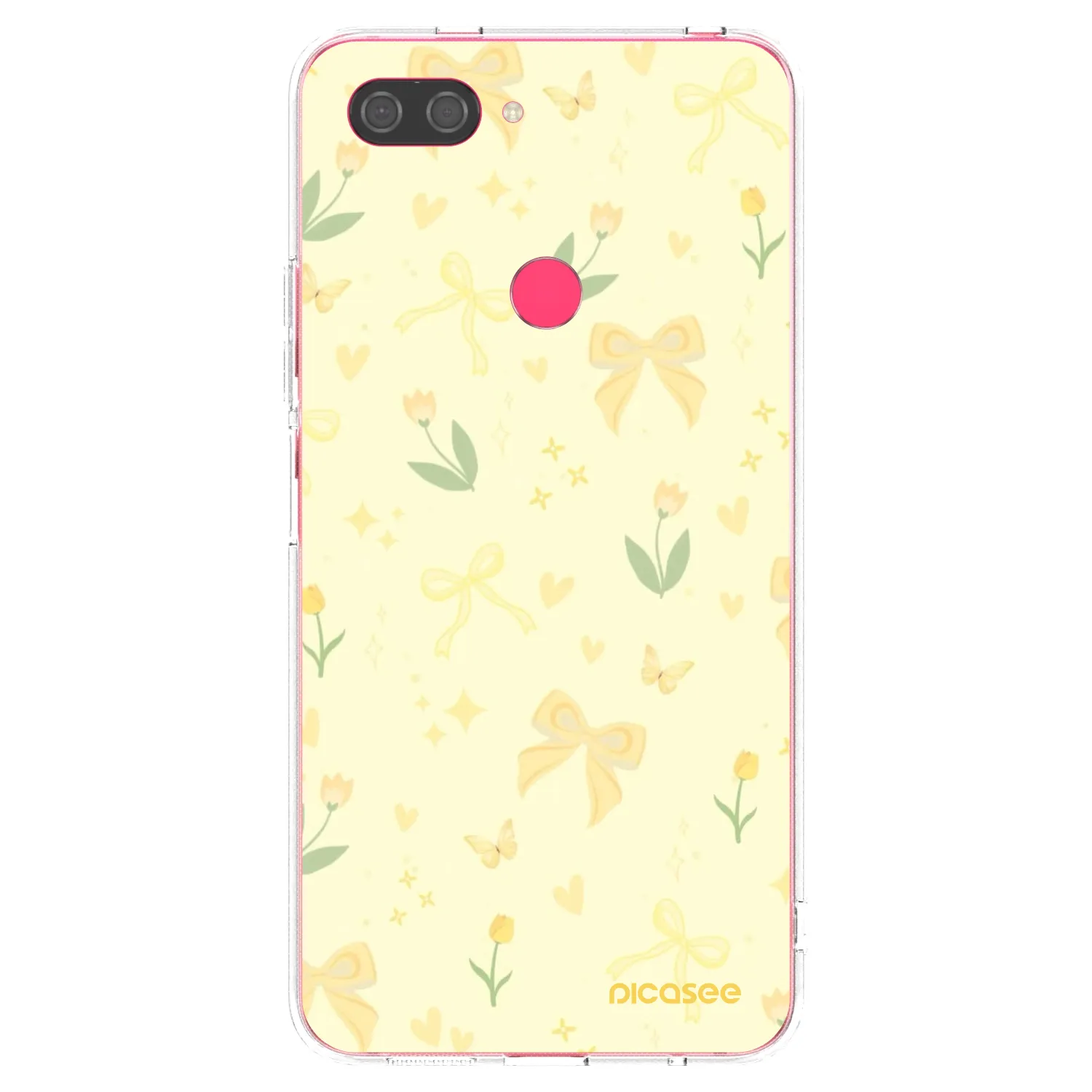 Picasee silikónový prehľadný obal pre Xiaomi Mi 8 Lite - Honey Blossom