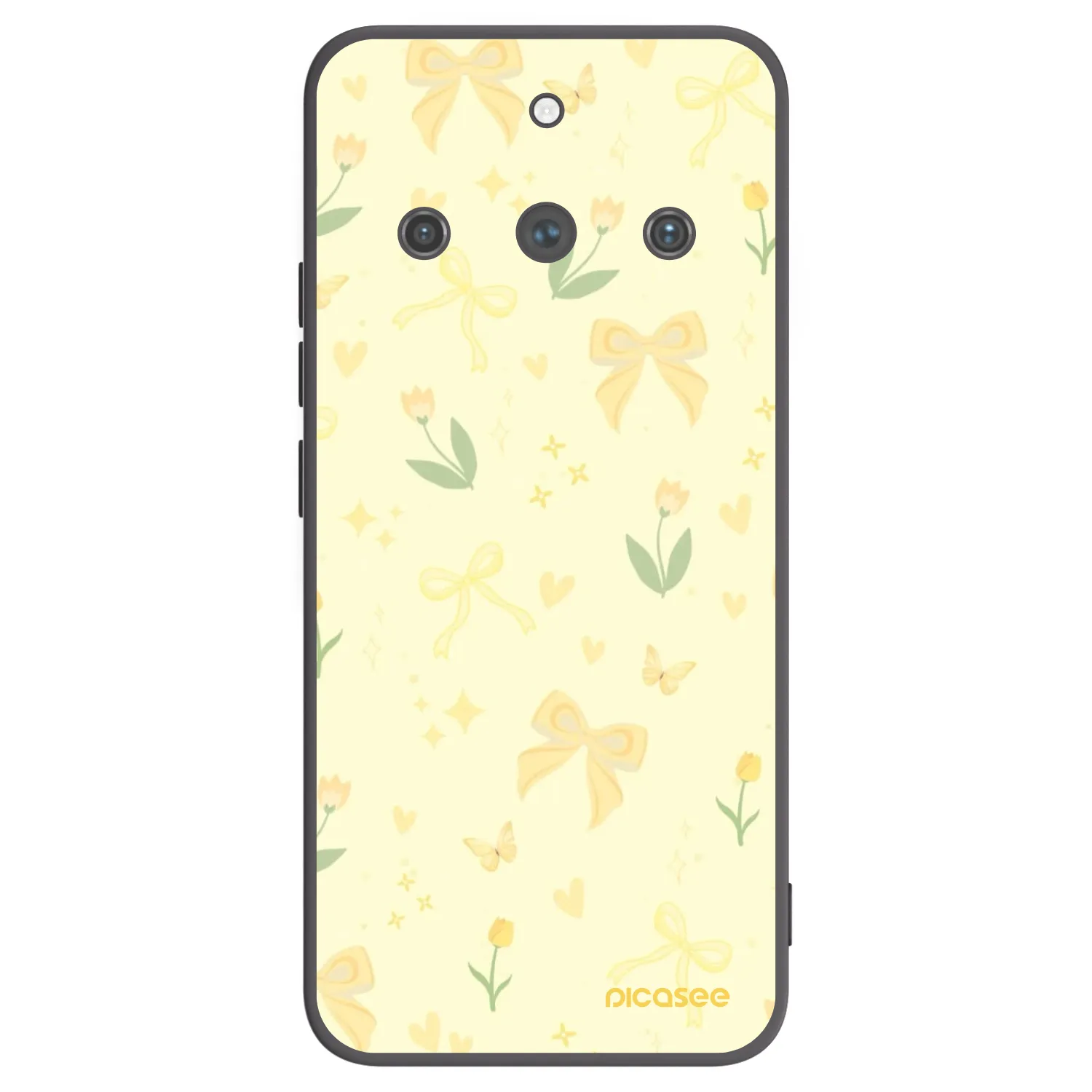Picasee silikónový čierny obal pre Realme 11 Pro+ - Honey Blossom