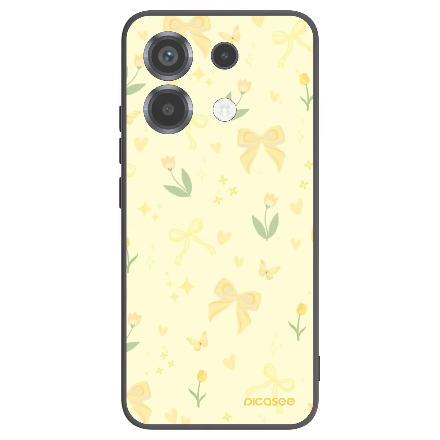 Picasee silikónový čierny obal pre Xiaomi Poco X6 - Honey Blossom