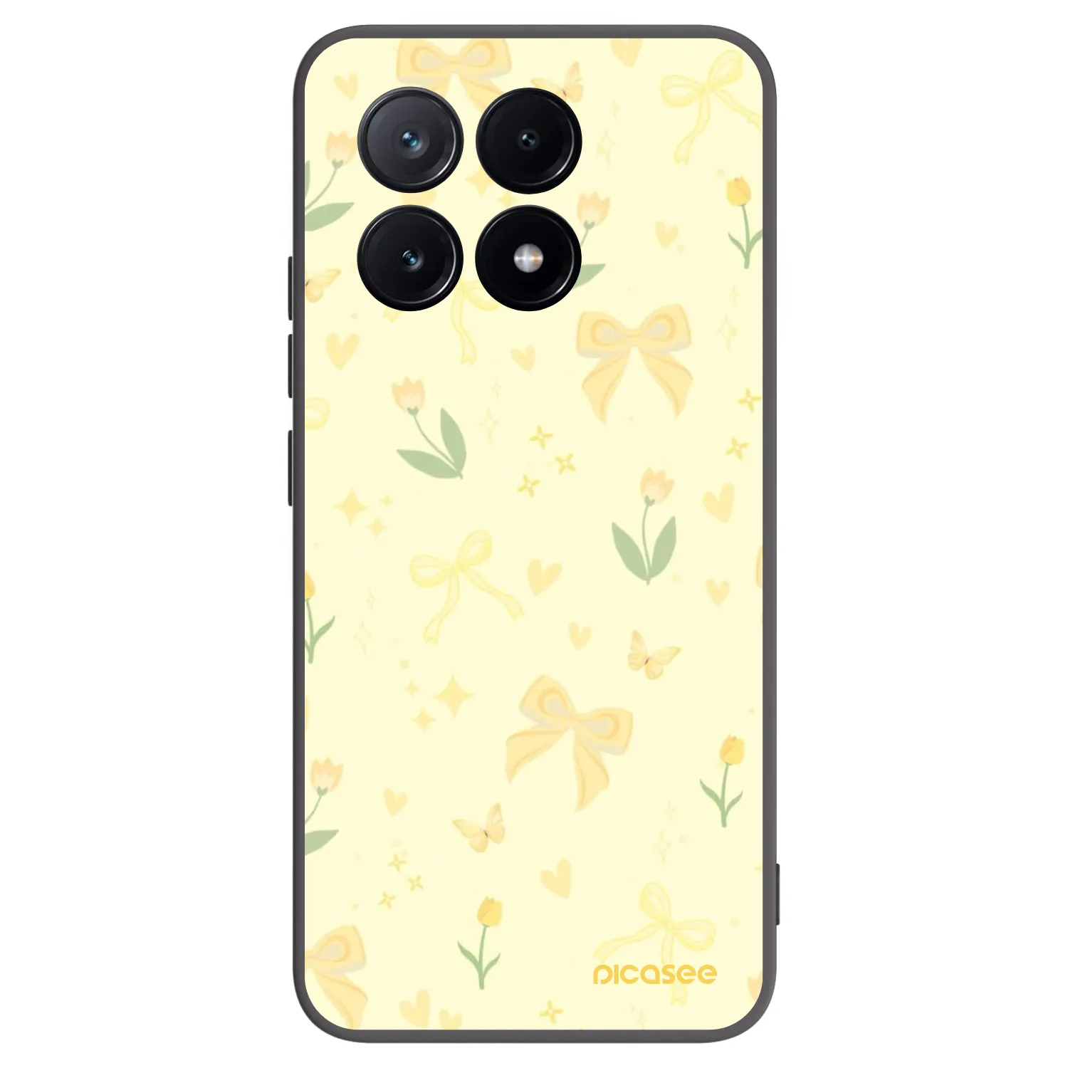 Picasee silikónový čierny obal pre Xiaomi Poco X6 Pro - Honey Blossom