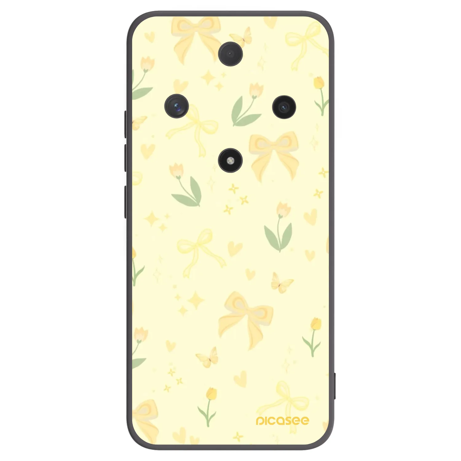 Picasee silikónový čierny obal pre Honor Magic6 Lite 5G - Honey Blossom