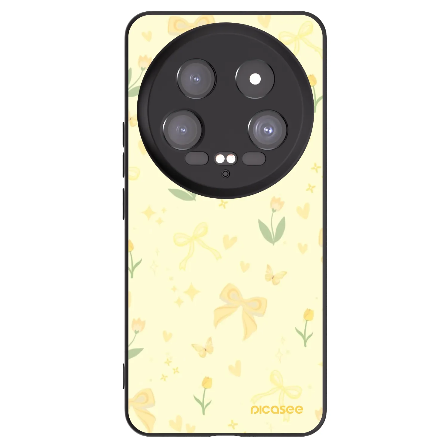 Picasee silikónový čierny obal pre Xiaomi 14 Ultra - Honey Blossom