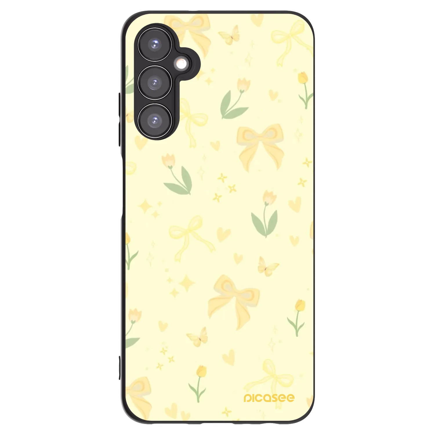 Picasee silikónový čierny obal pre Samsung Galaxy A05s A057G - Honey Blossom