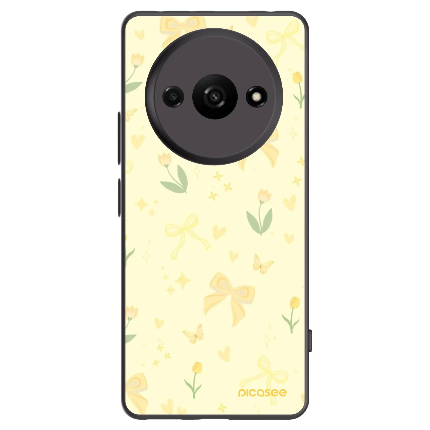 Picasee silikónový čierny obal pre Xiaomi Redmi A3 - Honey Blossom