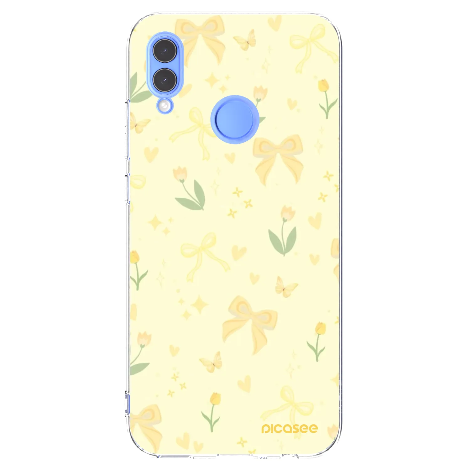 Picasee silikónový prehľadný obal pre Huawei P Smart 2019 - Honey Blossom
