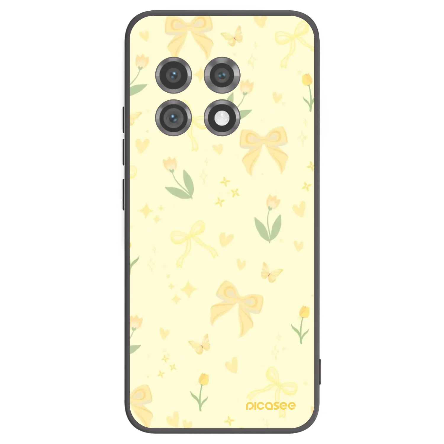 Picasee silikónový čierny obal pre OnePlus 11 5G - Honey Blossom
