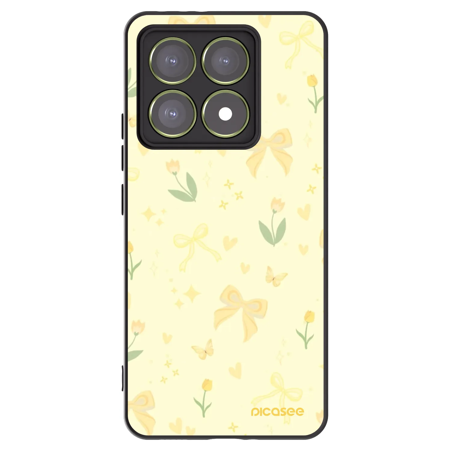 Picasee silikónový čierny obal pre Xiaomi 14T - Honey Blossom