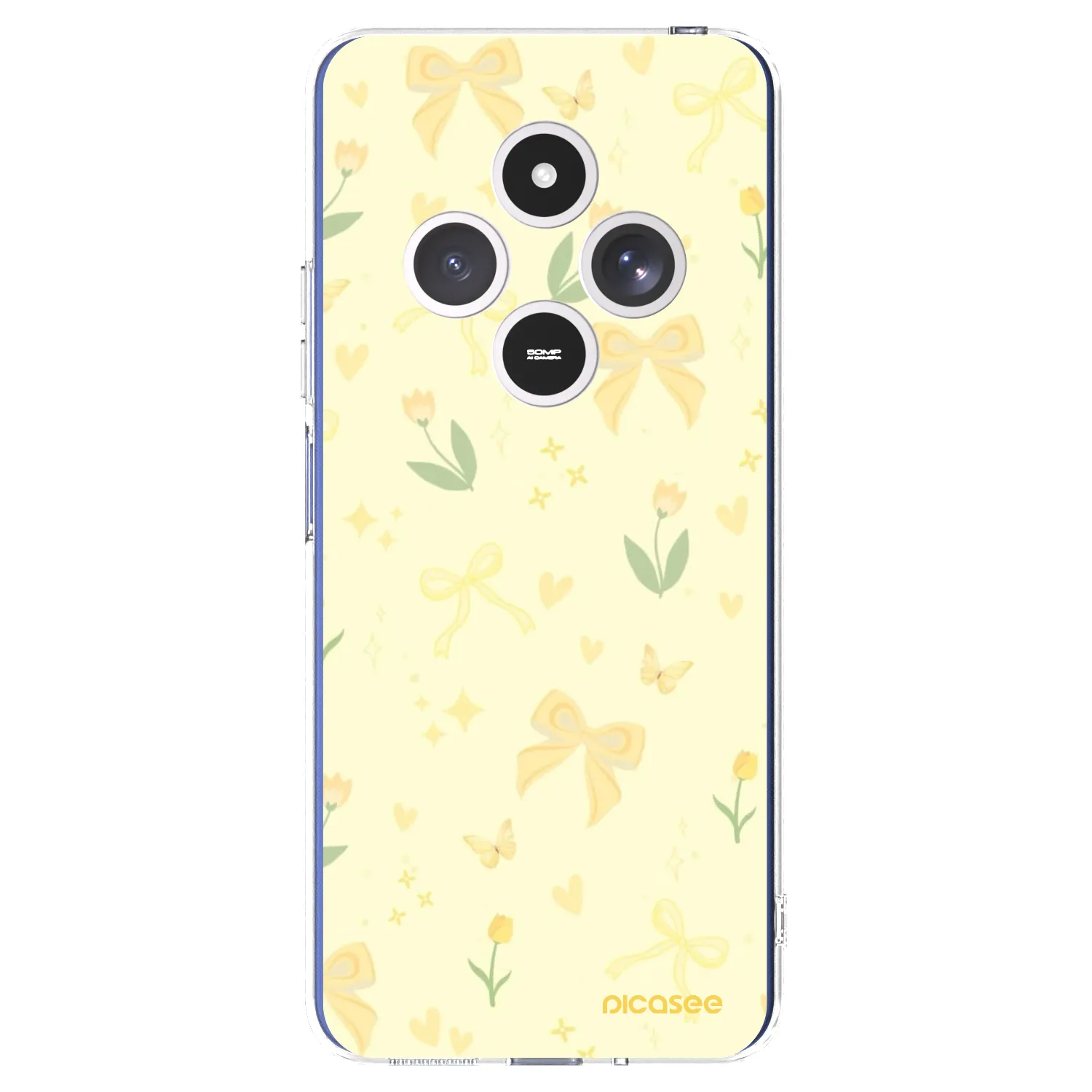 Picasee silikónový prehľadný obal pre Xiaomi Redmi 14C - Honey Blossom