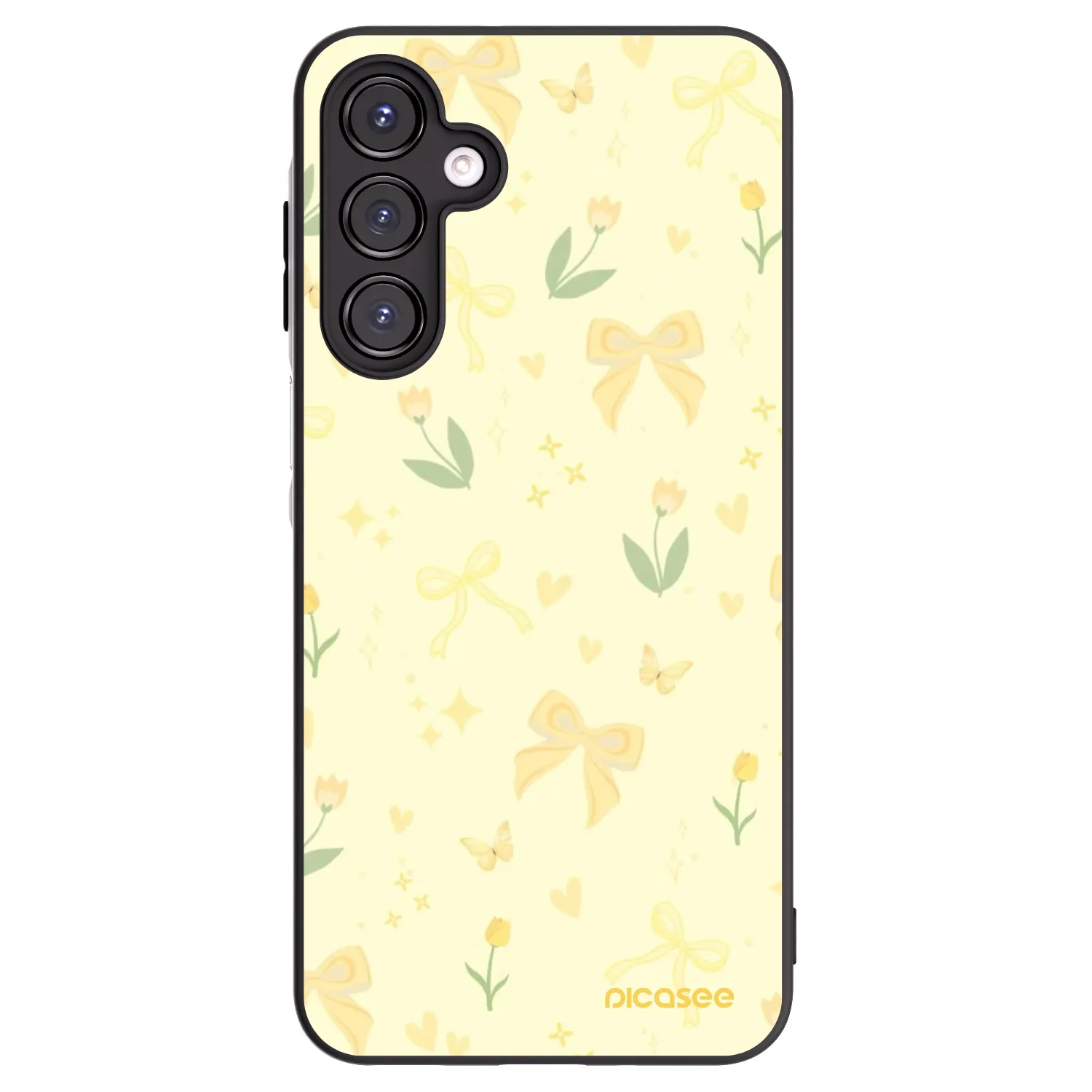 Picasee silikónový čierny obal pre Samsung Galaxy A16 5G - Honey Blossom