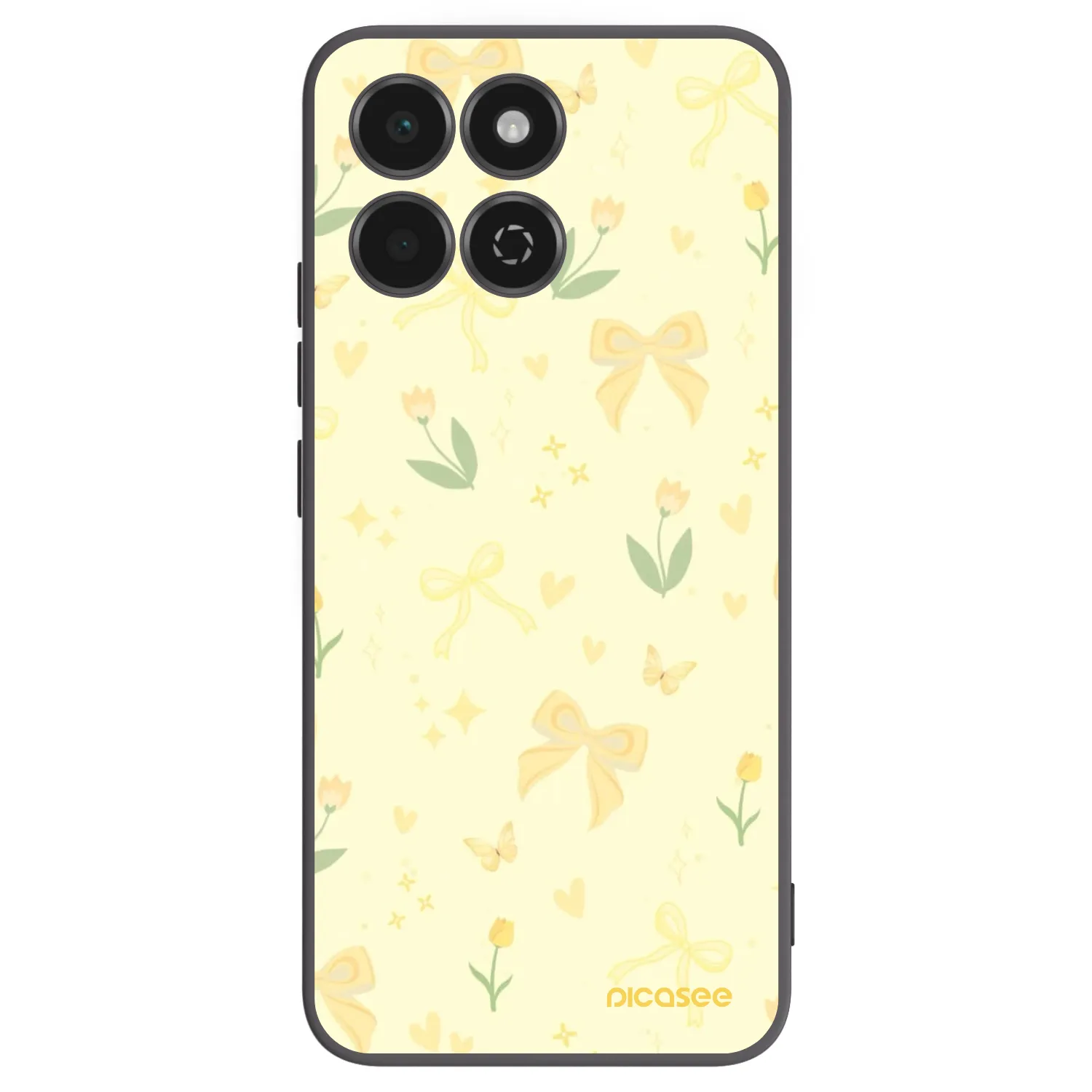 Picasee silikónový čierny obal pre Honor 200 Smart 5G - Honey Blossom