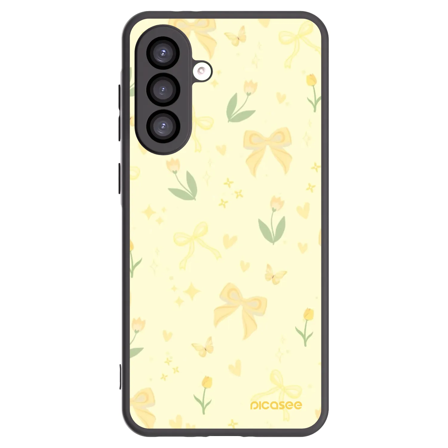 Picasee silikónový čierny obal pre Samsung Galaxy A26 5G A266B - Honey Blossom