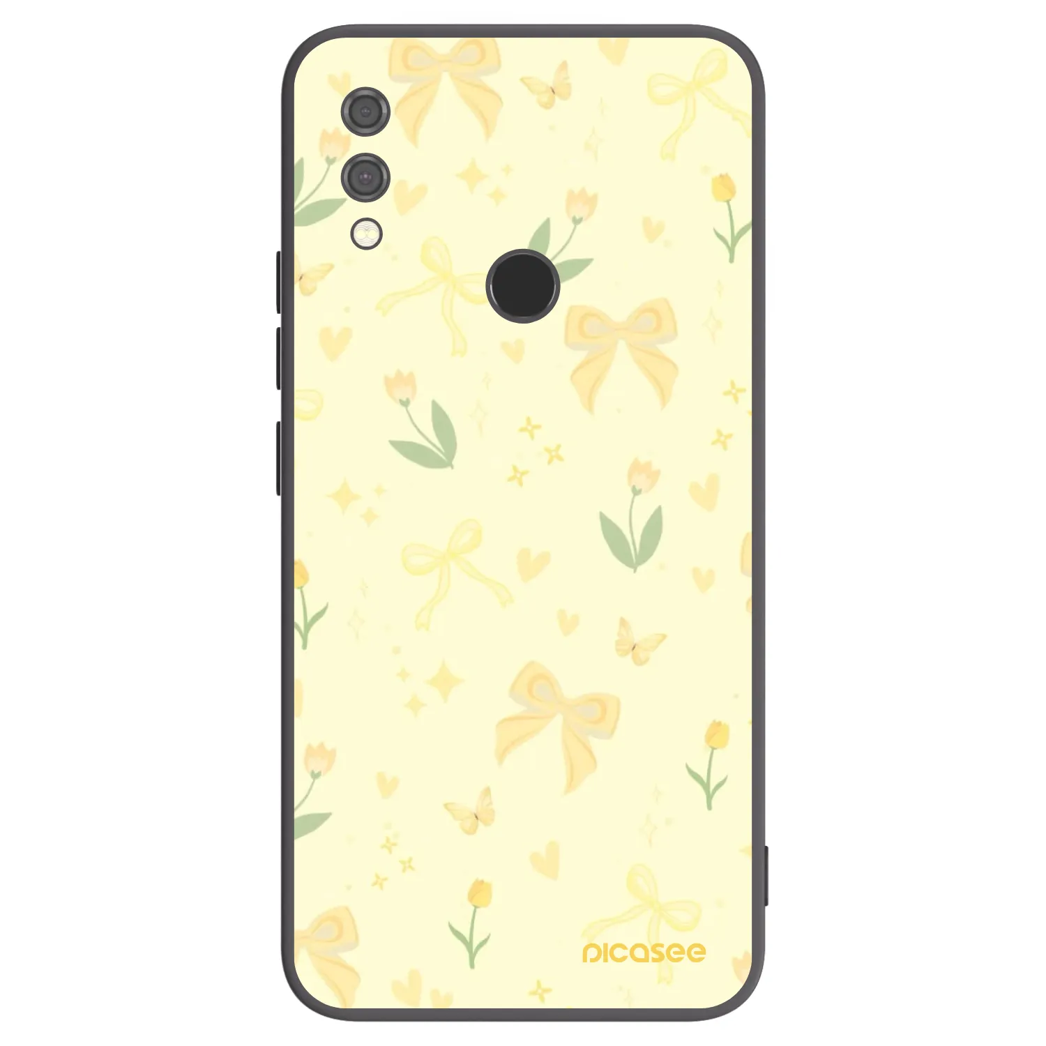 Picasee silikónový čierny obal pre Xiaomi Redmi Note 7 - Honey Blossom