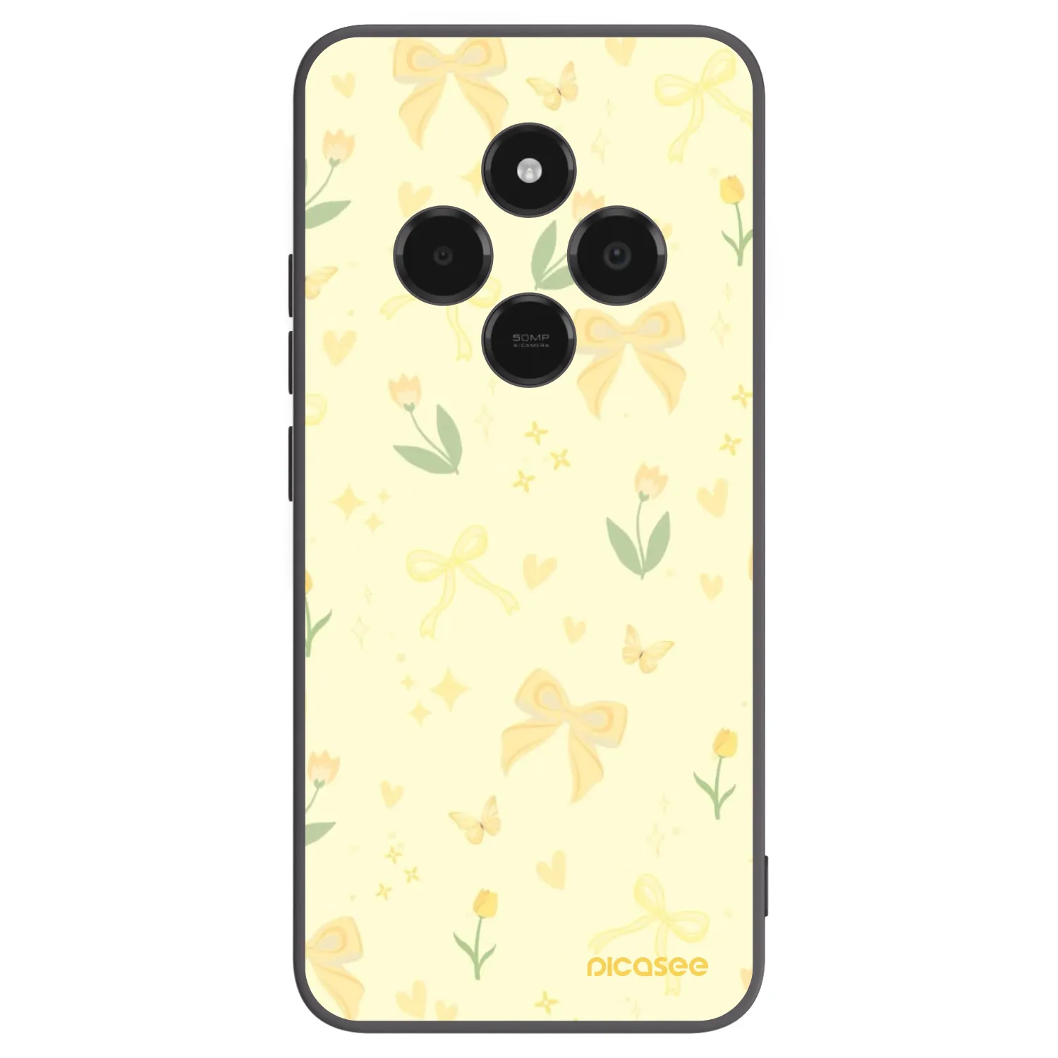 Picasee silikónový čierny obal pre Xiaomi Poco C75 - Honey Blossom