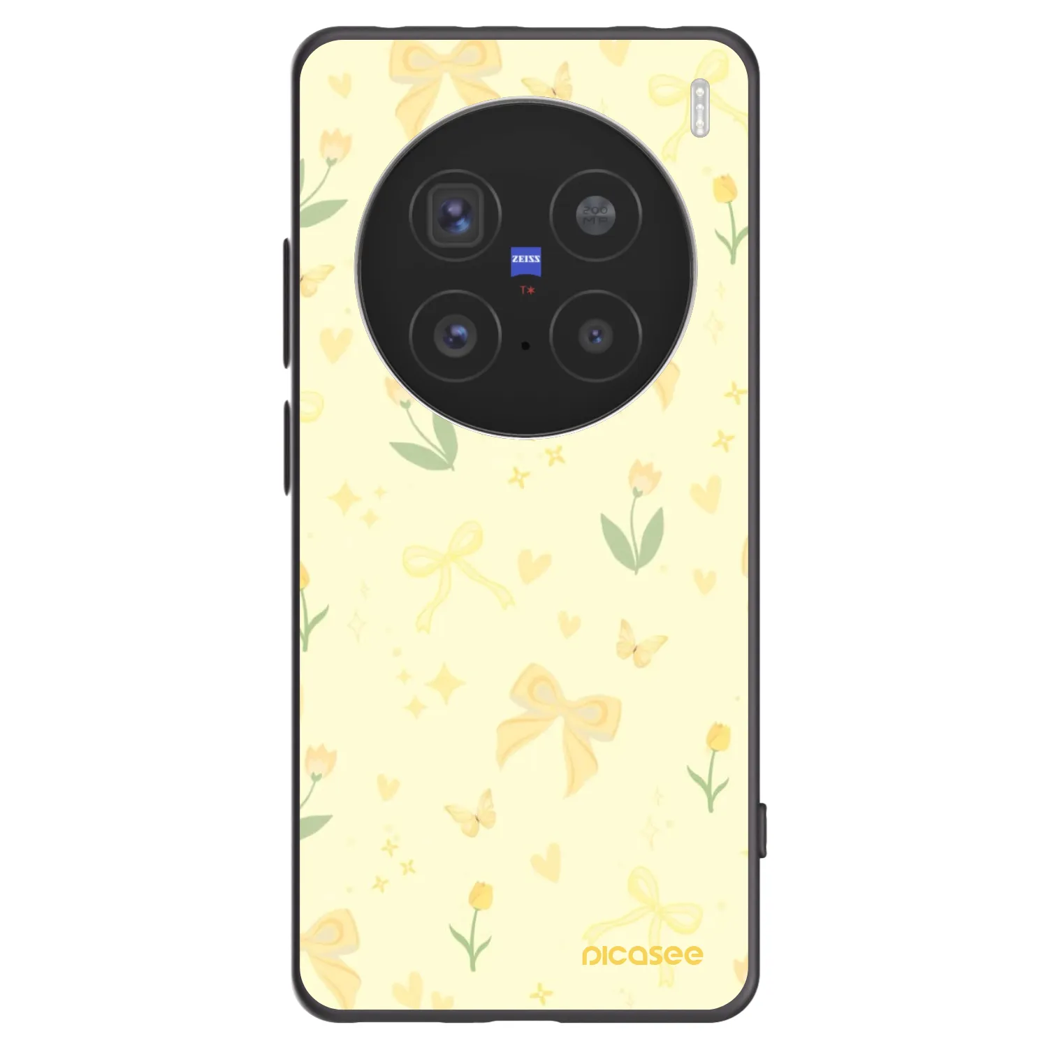 Picasee silikónový čierny obal pre Vivo X200 Pro - Honey Blossom