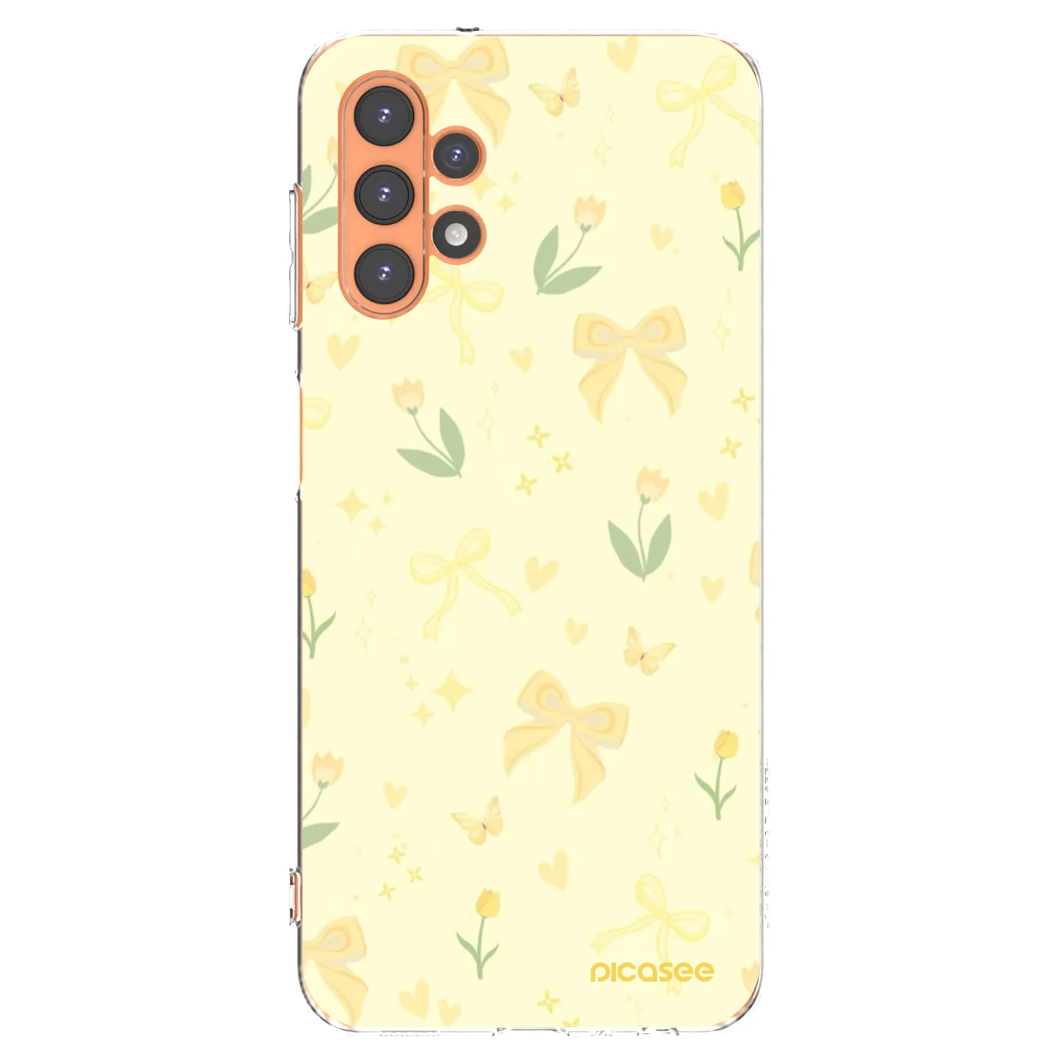 Picasee silikónový prehľadný obal pre Samsung Galaxy A13 5G - Honey Blossom