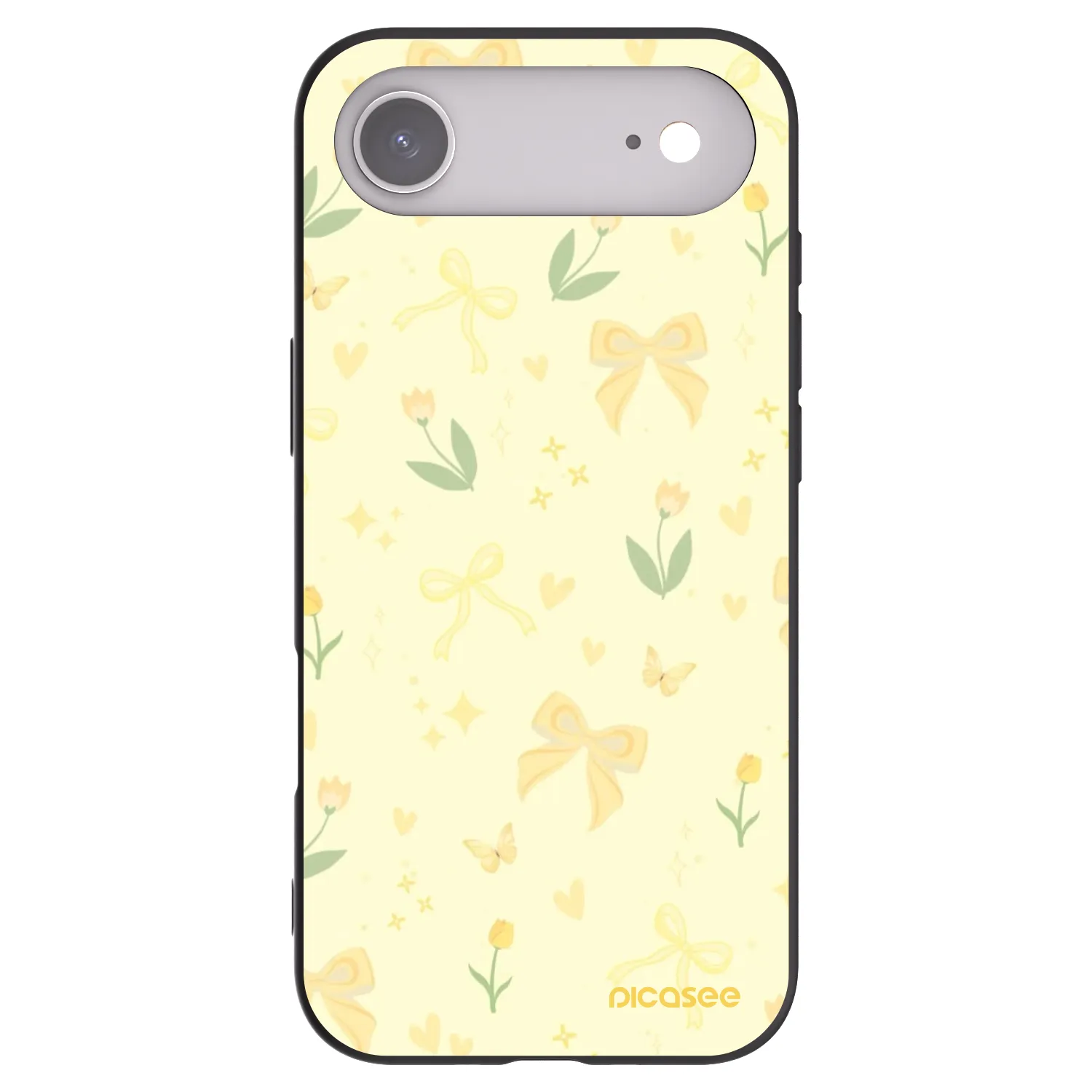 Picasee silikónový čierny obal pre Apple iPhone Air - Honey Blossom