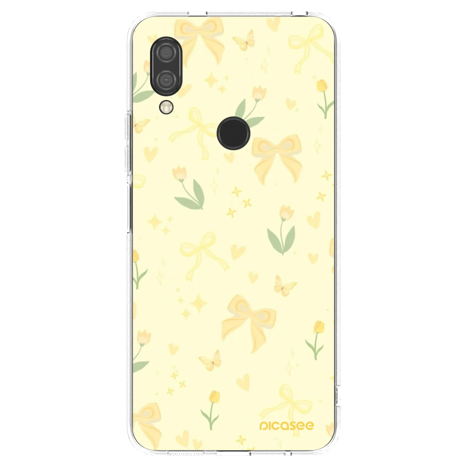 Picasee silikónový prehľadný obal pre Xiaomi Redmi 7 - Honey Blossom