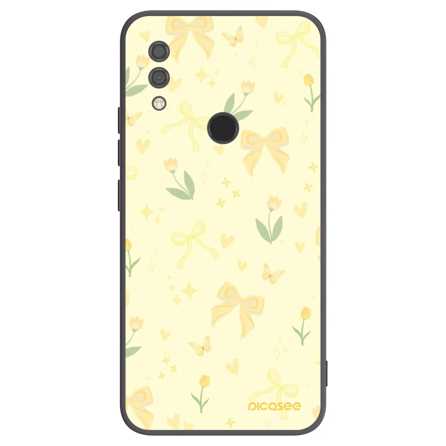 Picasee silikónový čierny obal pre Xiaomi Redmi 7 - Honey Blossom
