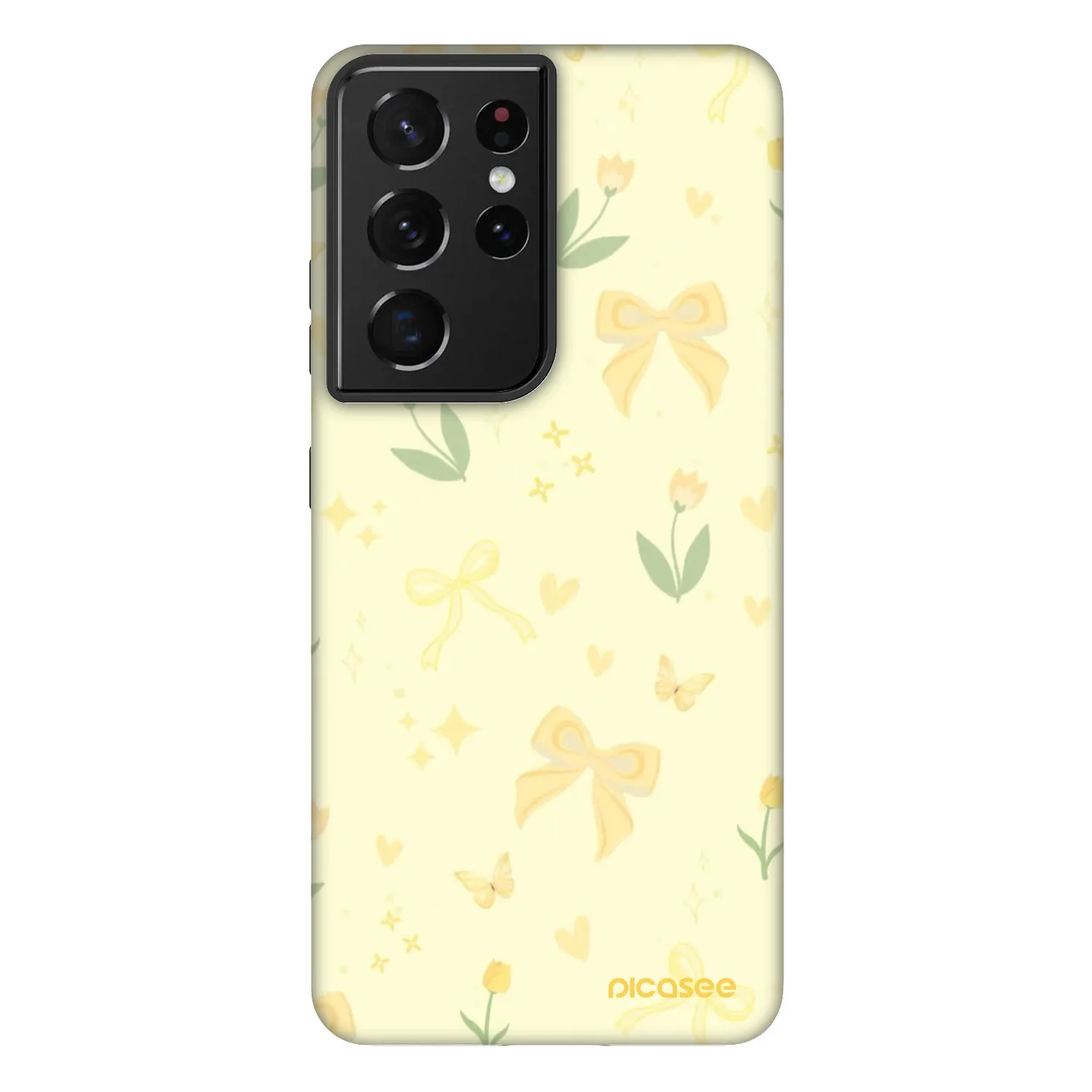 Picasee Fashion Case pre Samsung Galaxy S21 Ultra 5G G998B - Honey Blossom