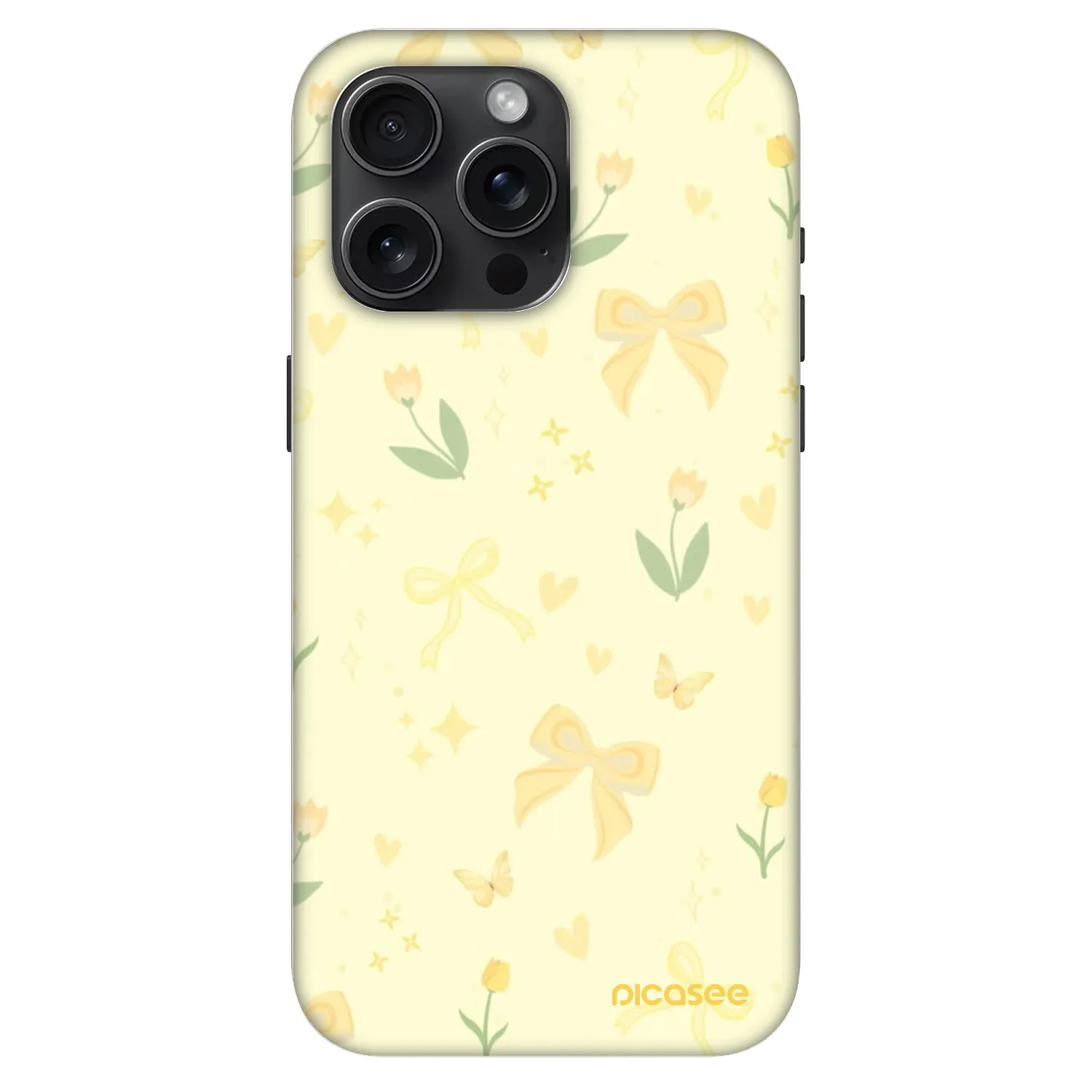 Picasee Fashion Case MagSafe pre Apple iPhone 15 Pro Max - Honey Blossom