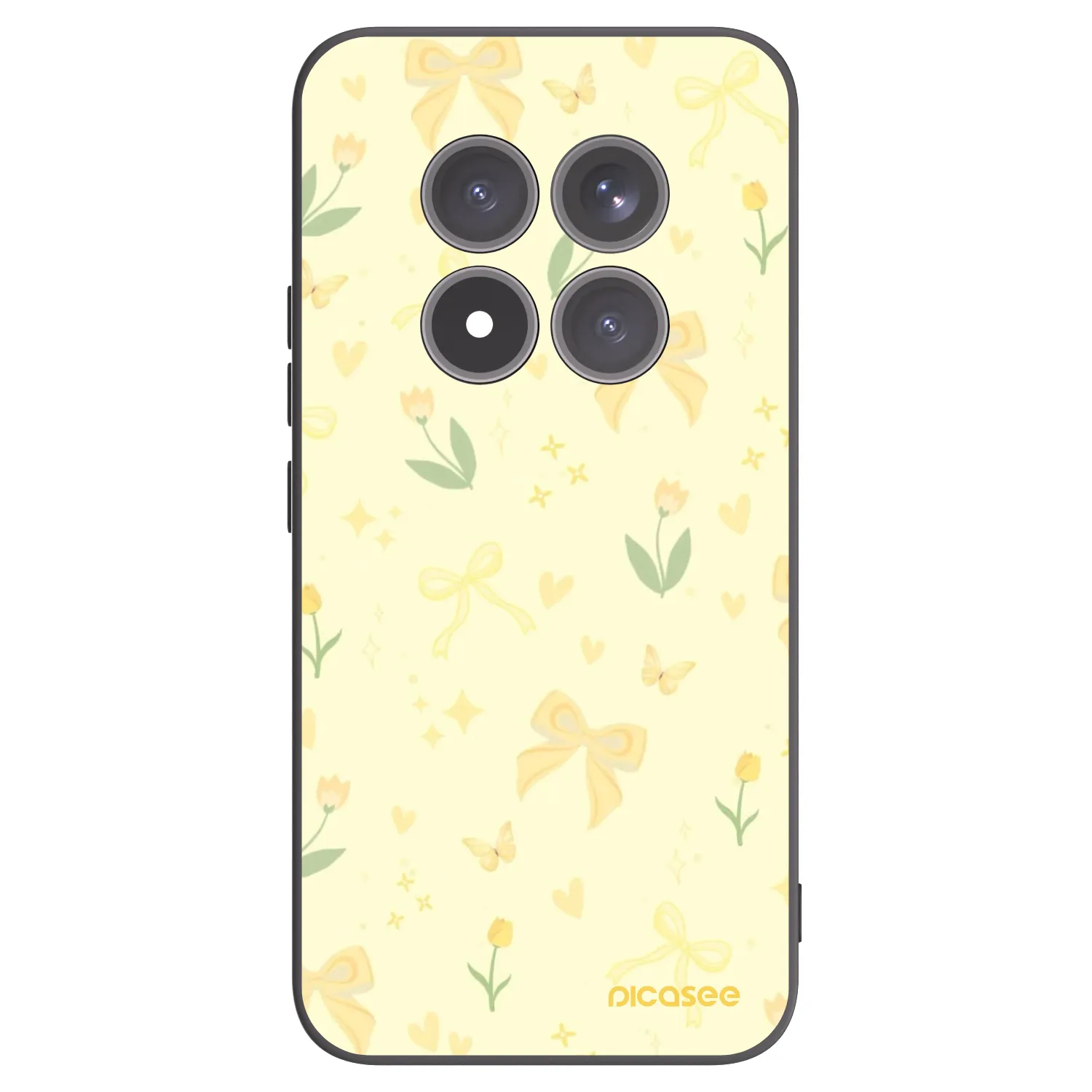 Picasee silikónový čierny obal pre Xiaomi Redmi Note 15 Pro+ - Honey Blossom
