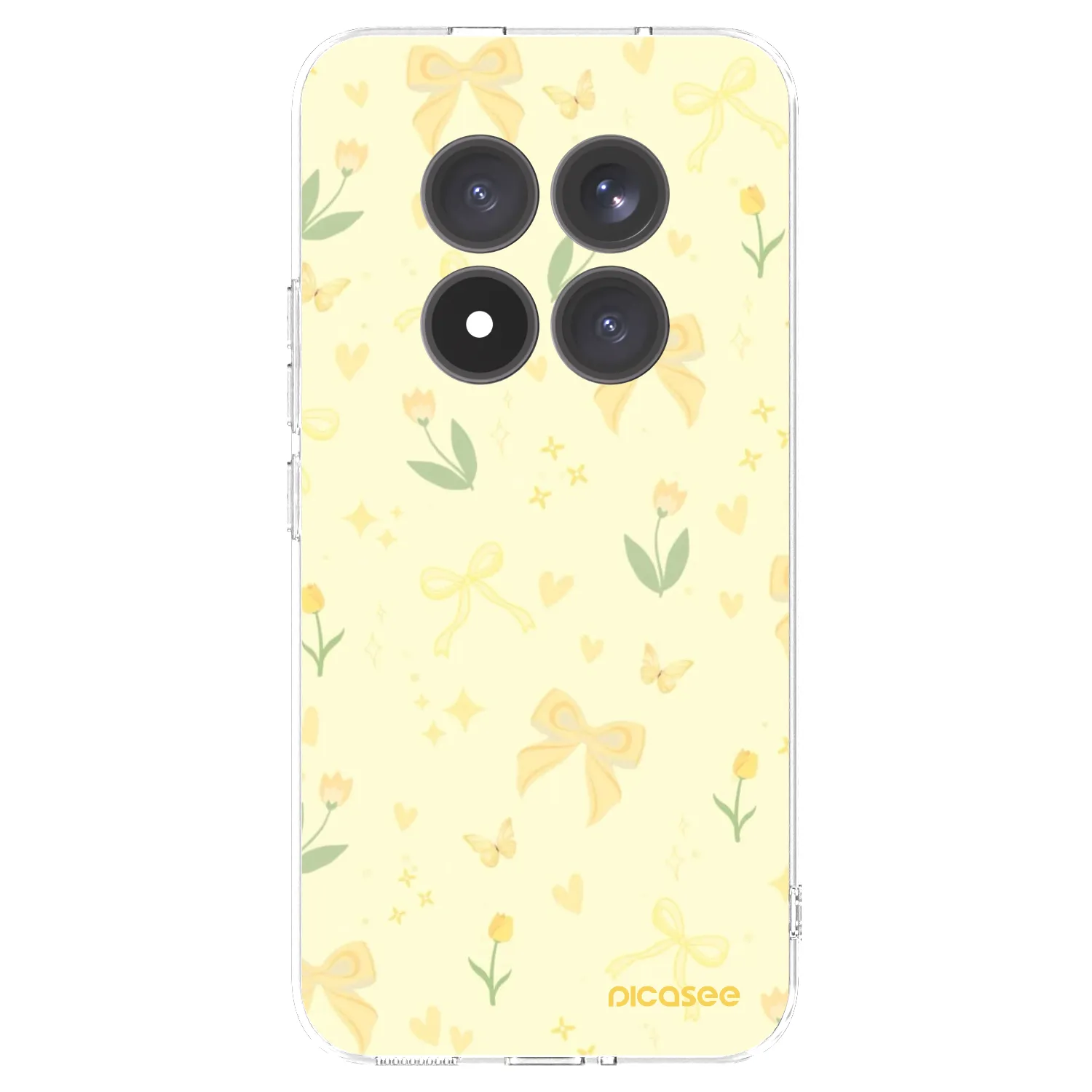 Picasee silikónový prehľadný obal pre Xiaomi Redmi Note 15 Pro+ - Honey Blossom
