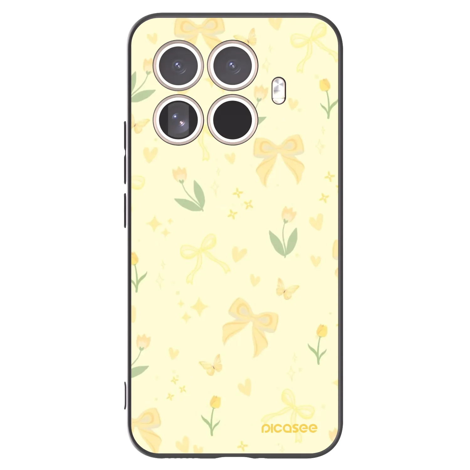 Picasee silikónový čierny obal pre Xiaomi 15T Pro - Honey Blossom