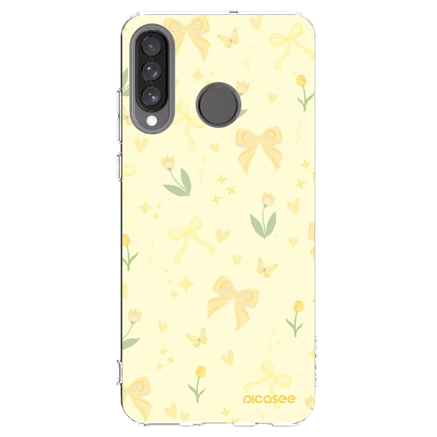 Picasee silikónový prehľadný obal pre Huawei P30 Lite - Honey Blossom