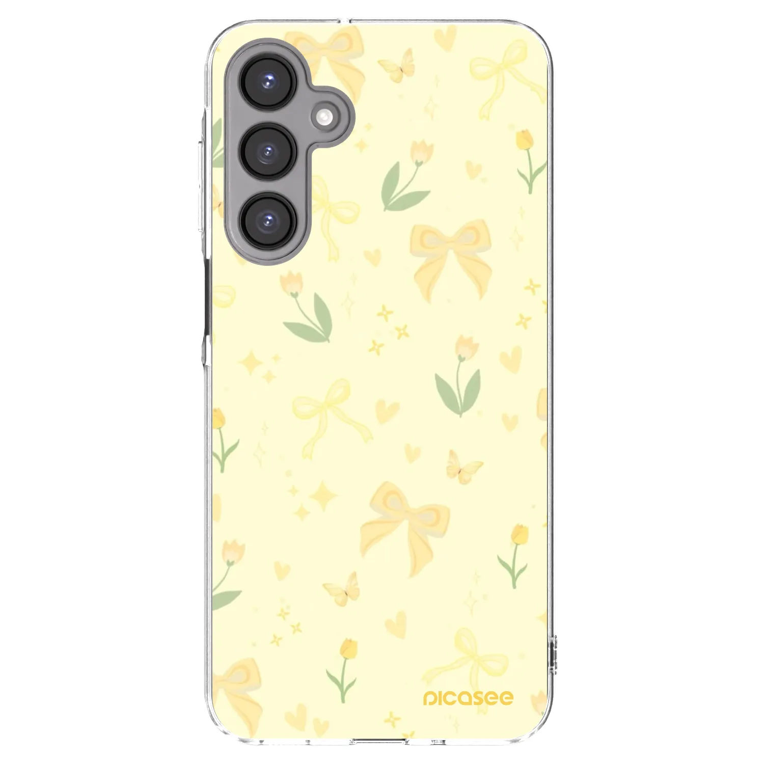 Picasee silikónový prehľadný obal pre Samsung Galaxy A16 4G - Honey Blossom
