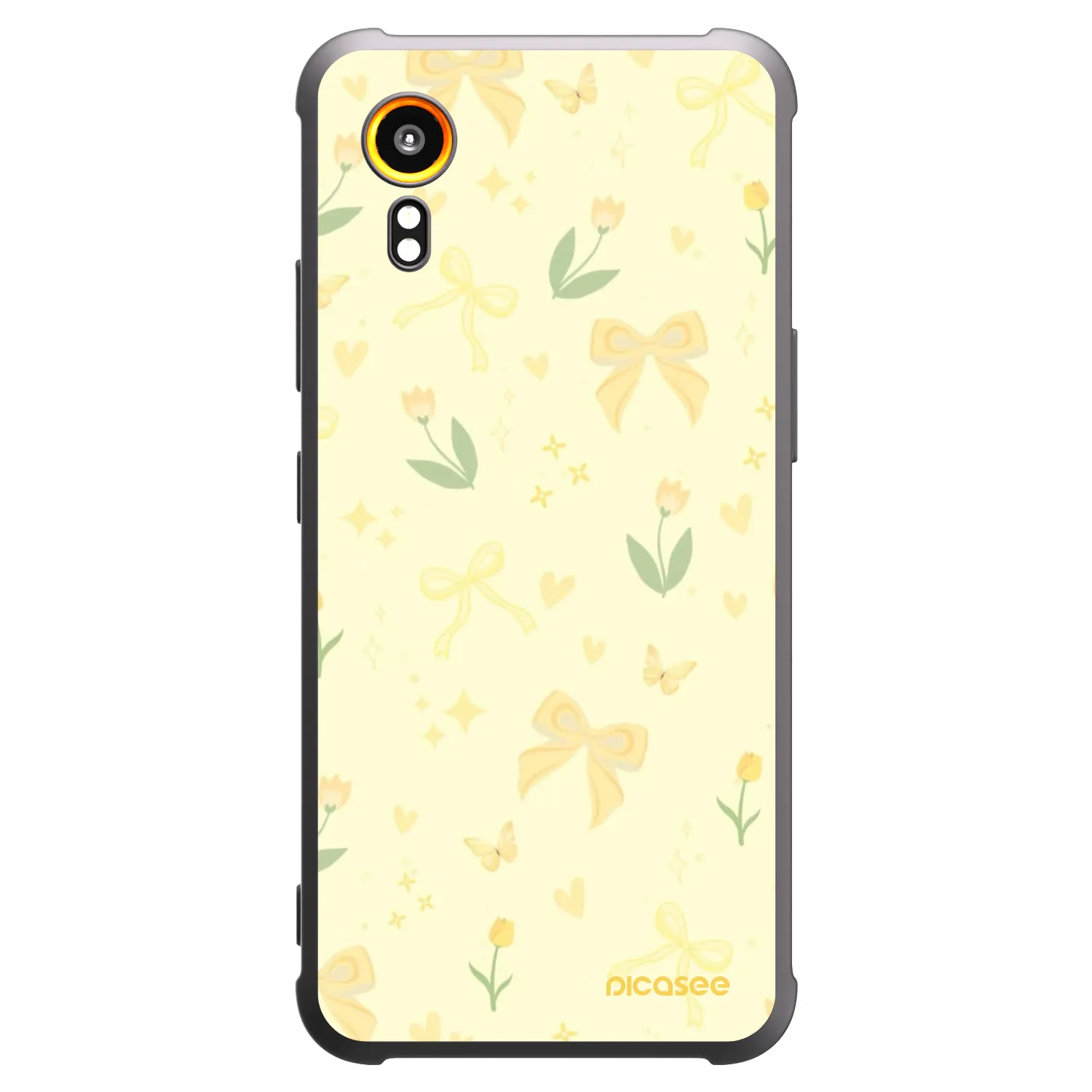 Picasee silikónový čierny obal pre Samsung Galaxy Xcover 7 - Honey Blossom