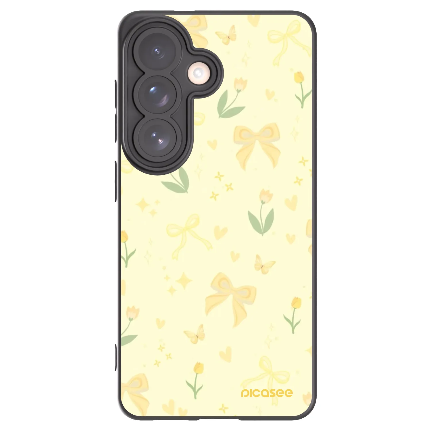 Picasee silikónový čierny obal pre Samsung Galaxy S26 - Honey Blossom
