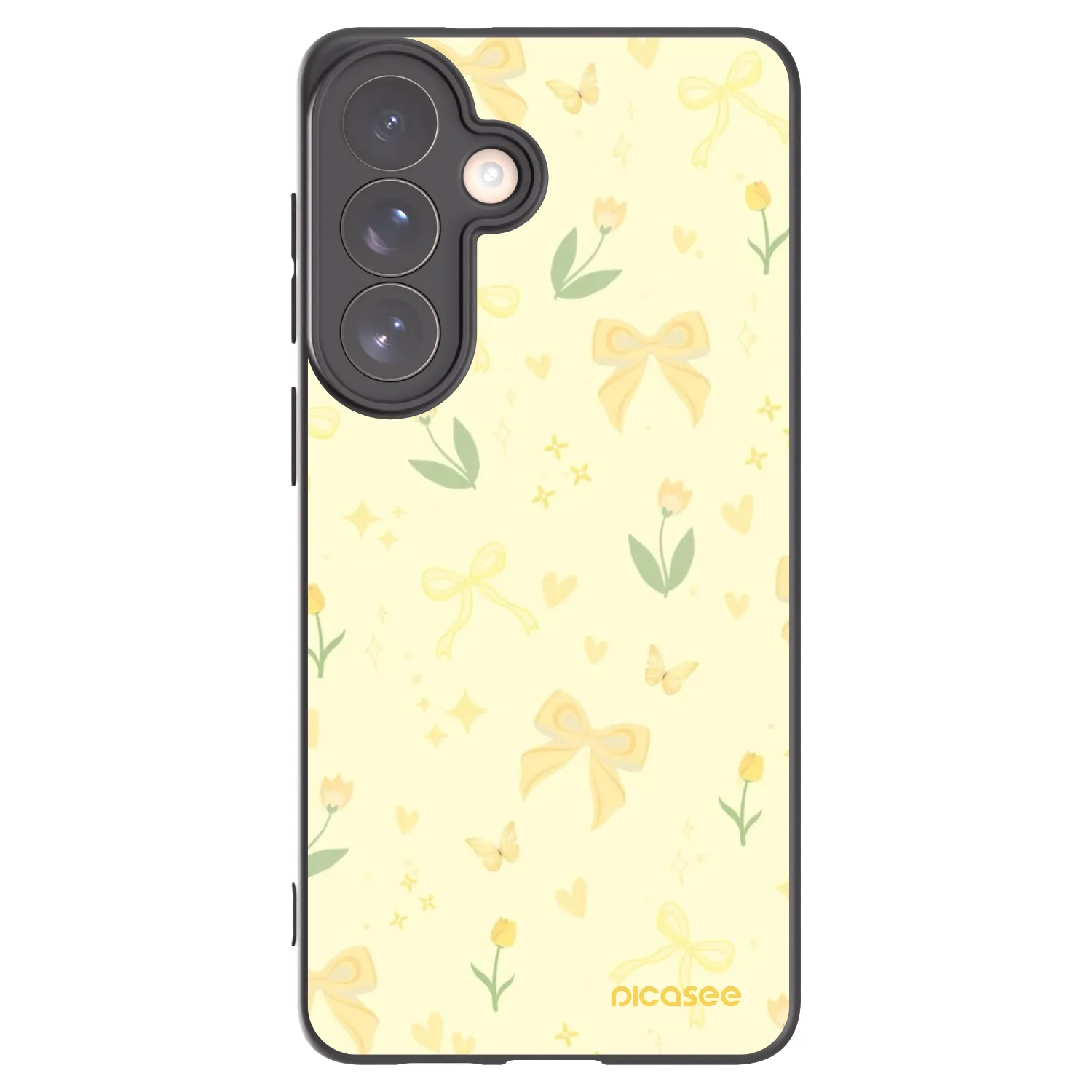 Picasee silikónový čierny obal pre Samsung Galaxy S26+ - Honey Blossom