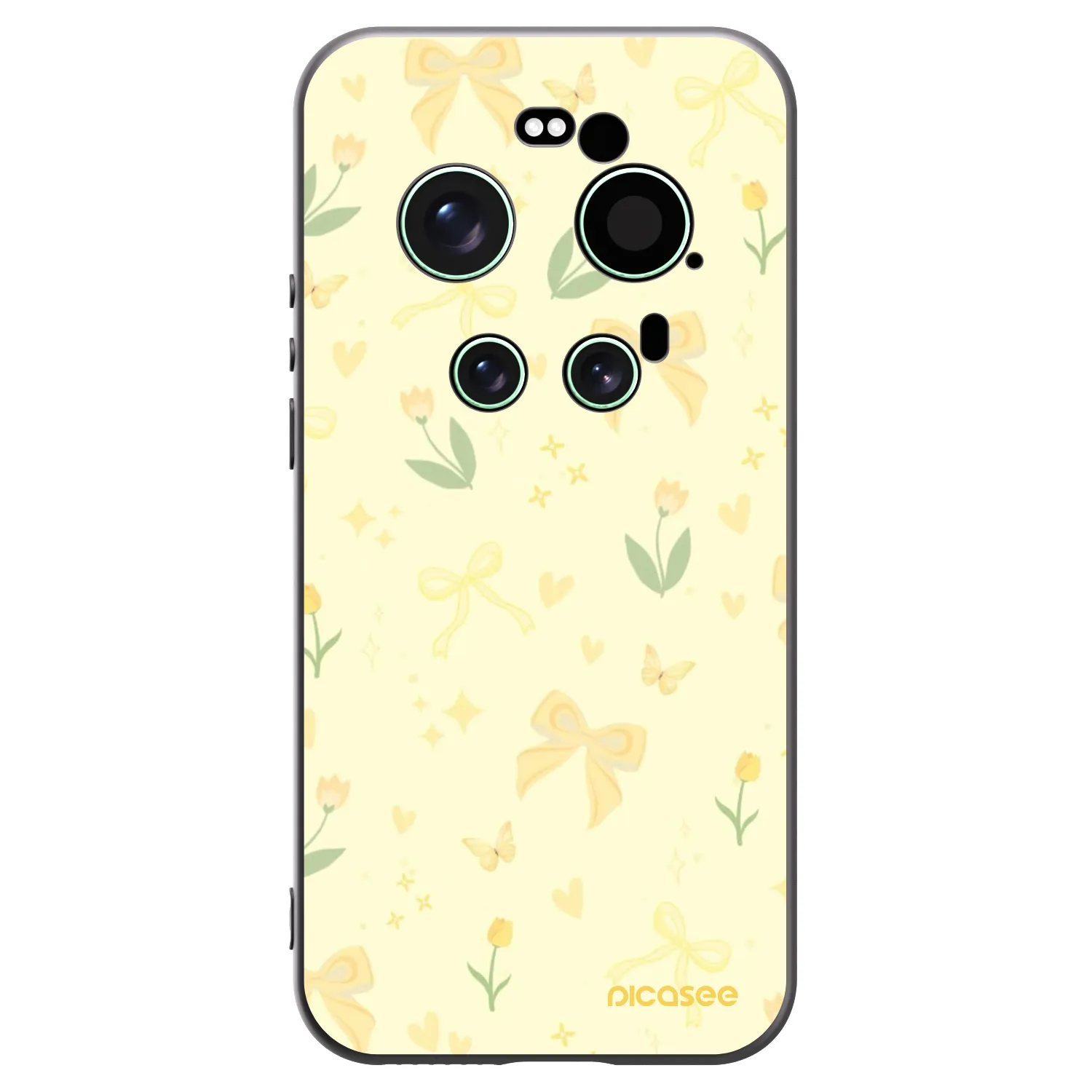 Picasee silikónový čierny obal pre Xiaomi 17 Ultra - Honey Blossom