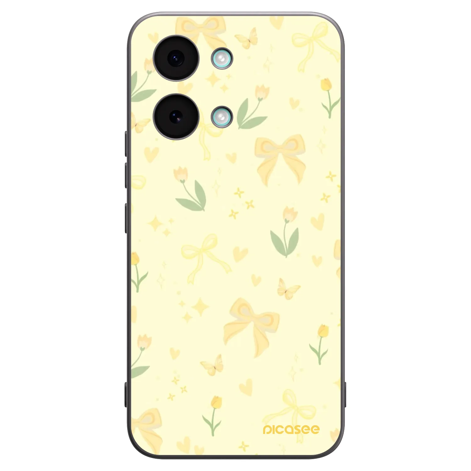 Picasee silikónový čierny obal pre Xiaomi Poco X8 Pro Max - Honey Blossom