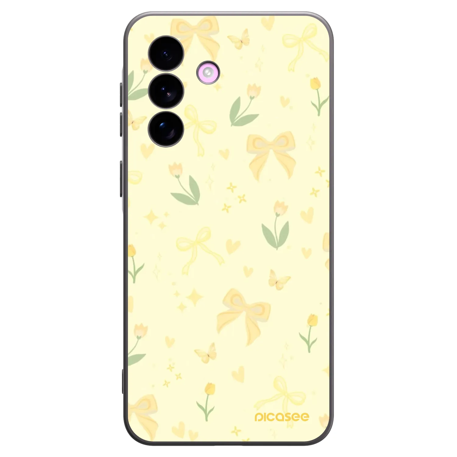 Picasee silikónový čierny obal pre Samsung Galaxy A57 5G - Honey Blossom