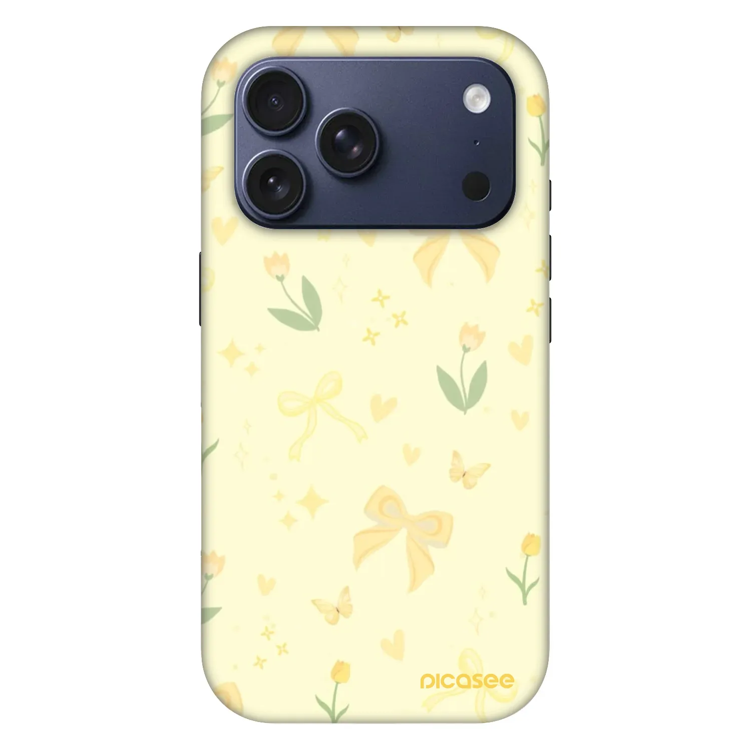 Picasee Fashion Case MagSafe pre Apple iPhone 18 Pro - Honey Blossom