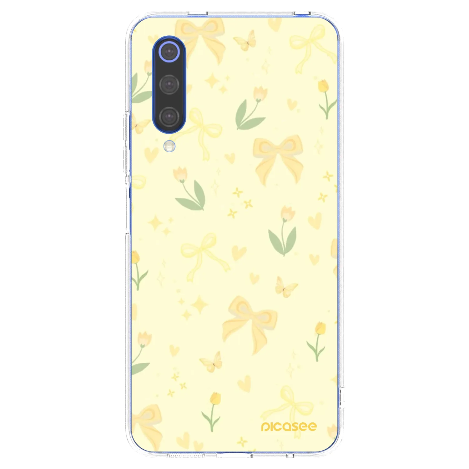 Picasee silikónový prehľadný obal pre Xiaomi Mi 9 SE - Honey Blossom