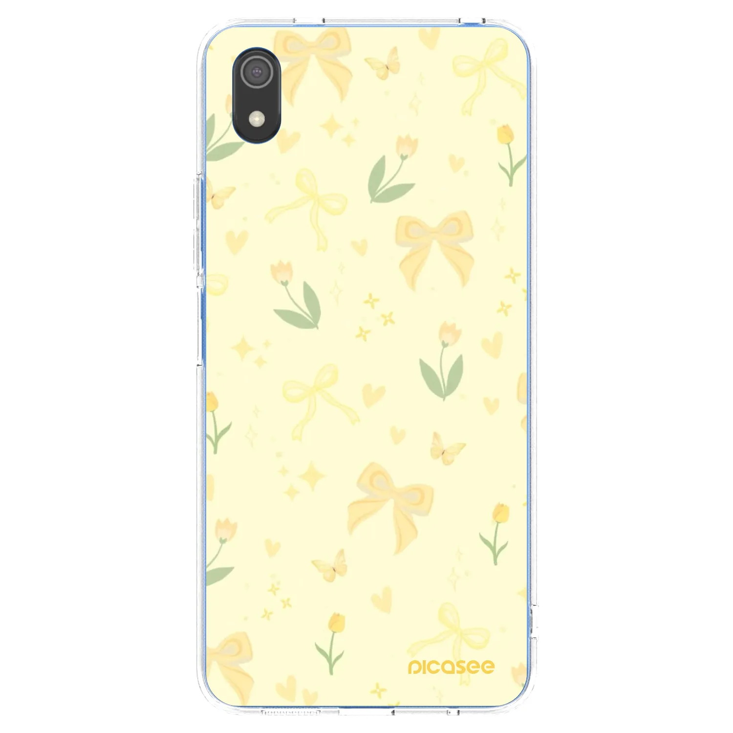 Picasee silikónový prehľadný obal pre Xiaomi Redmi 7A - Honey Blossom