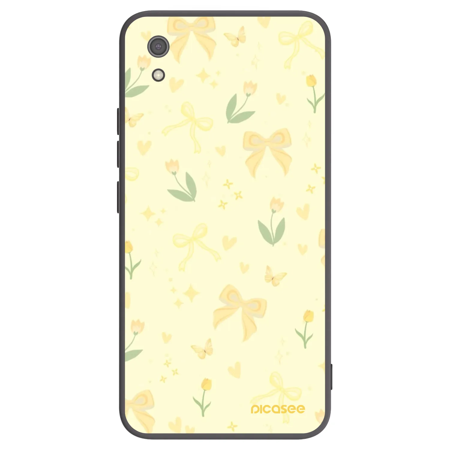 Picasee silikónový čierny obal pre Xiaomi Redmi 7A - Honey Blossom