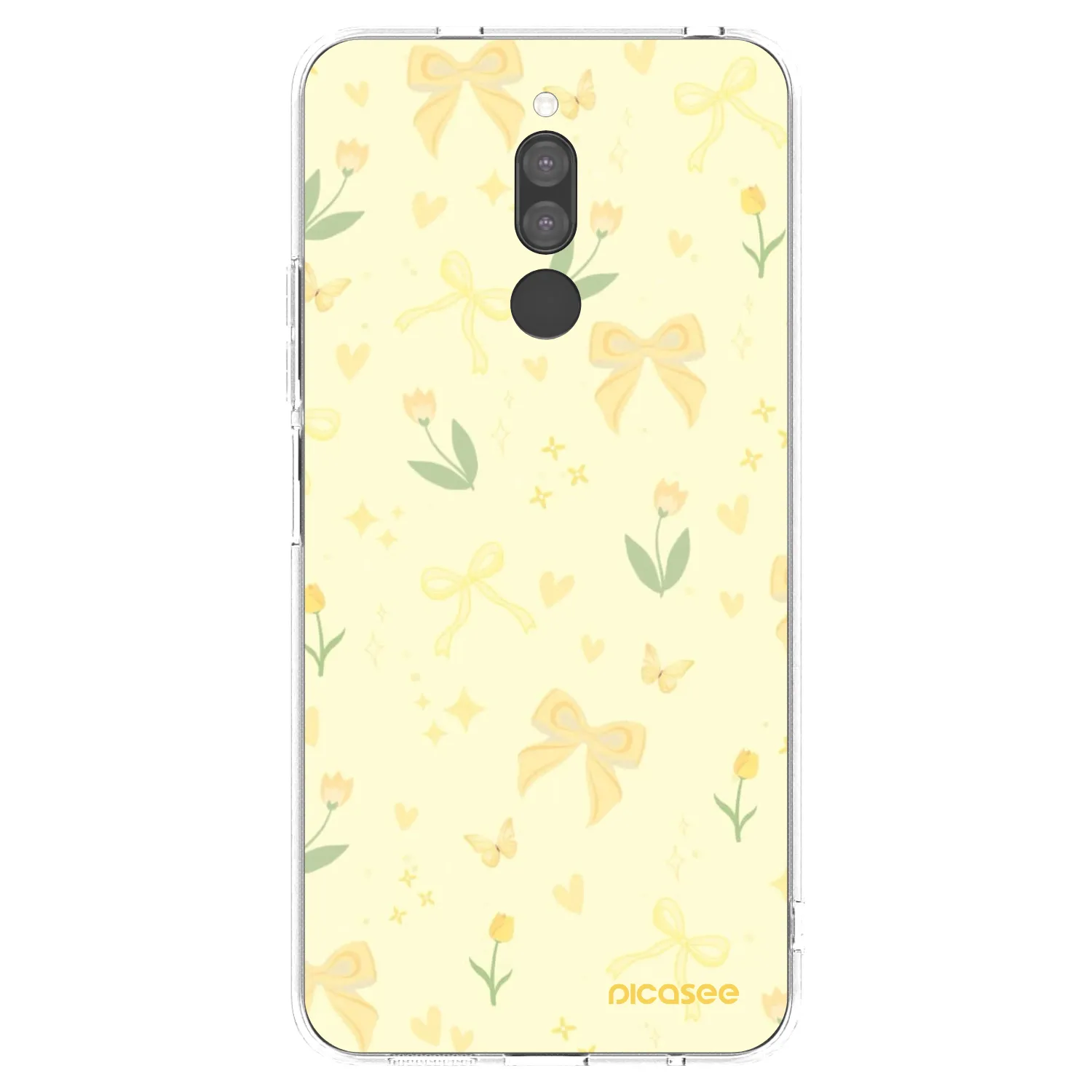 Picasee silikónový prehľadný obal pre Xiaomi Redmi 8 - Honey Blossom