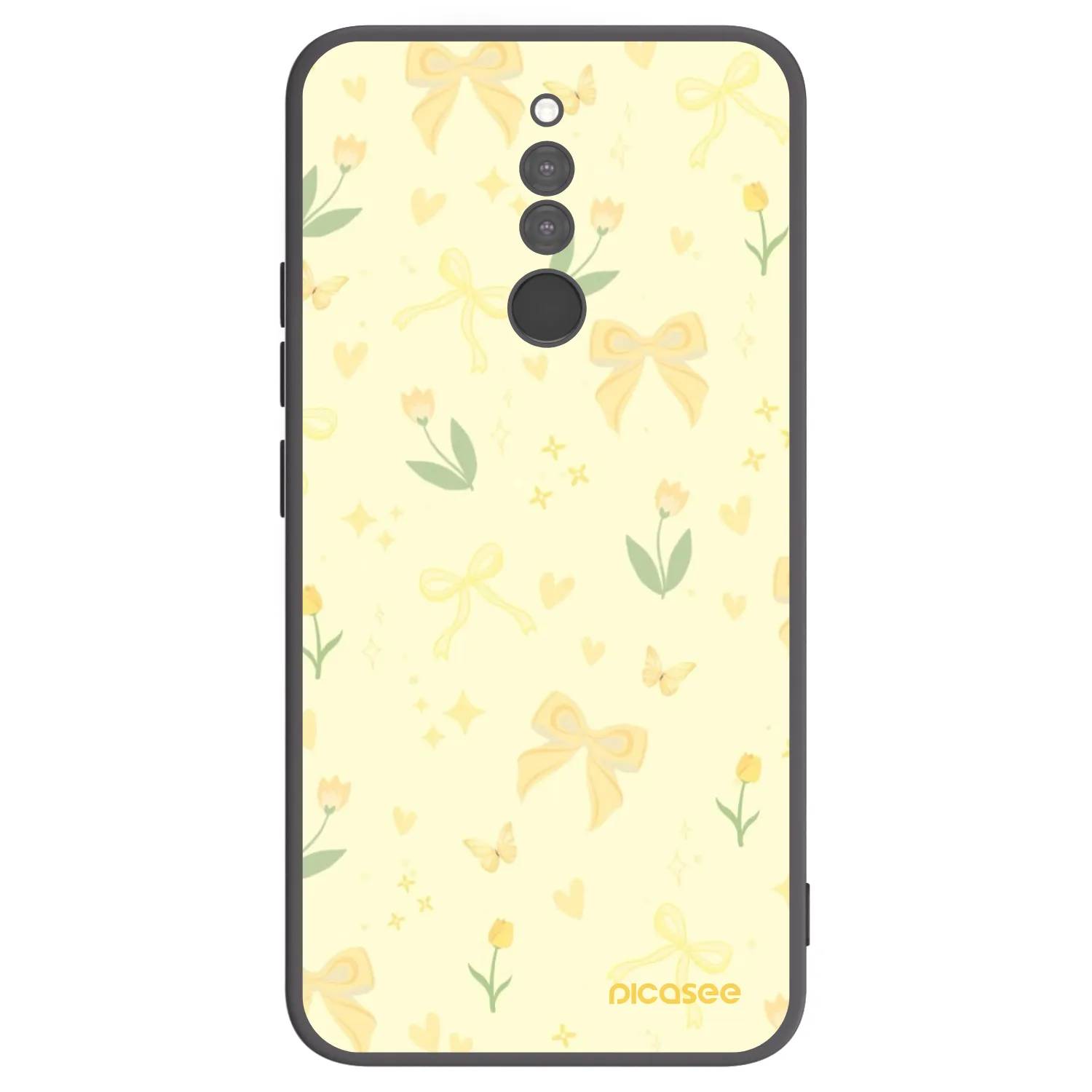 Picasee silikónový čierny obal pre Xiaomi Redmi 8 - Honey Blossom